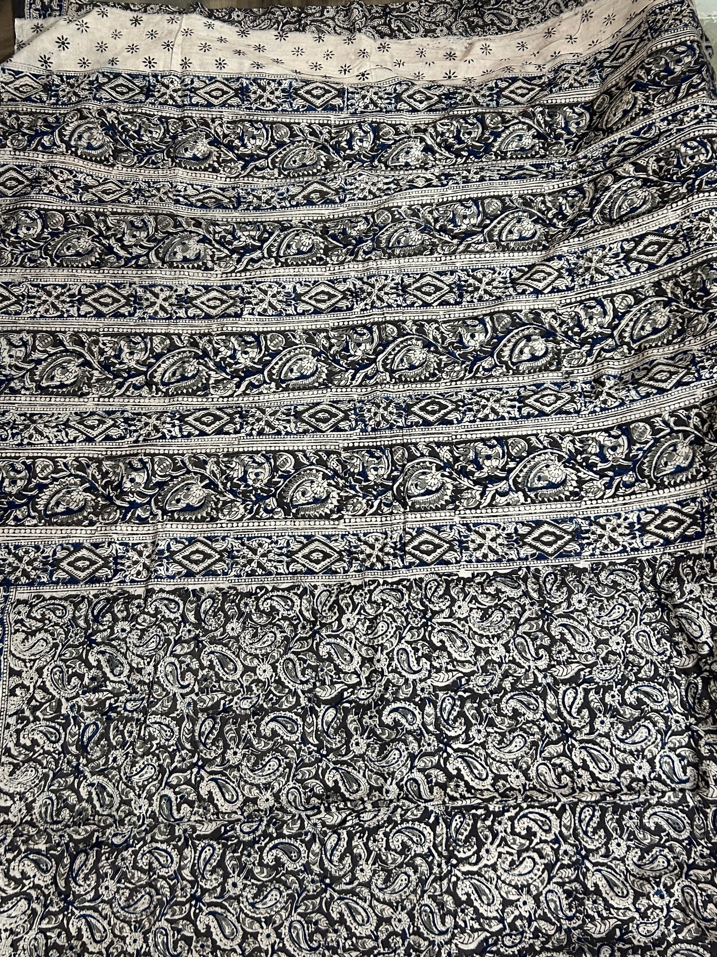Kalamkari Cotton Saree with Blouse #