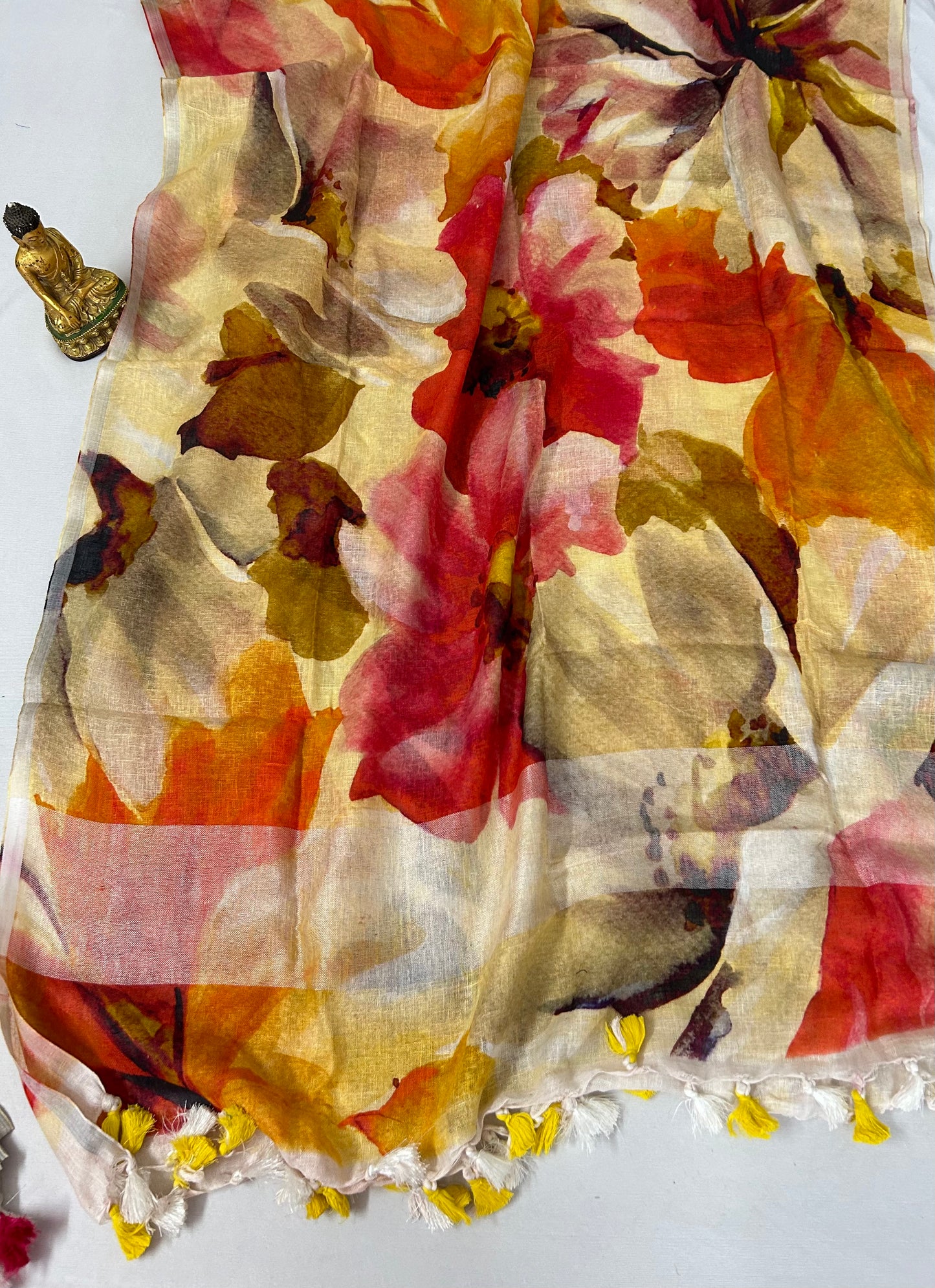 Pure Linen Digital Print Dupatta