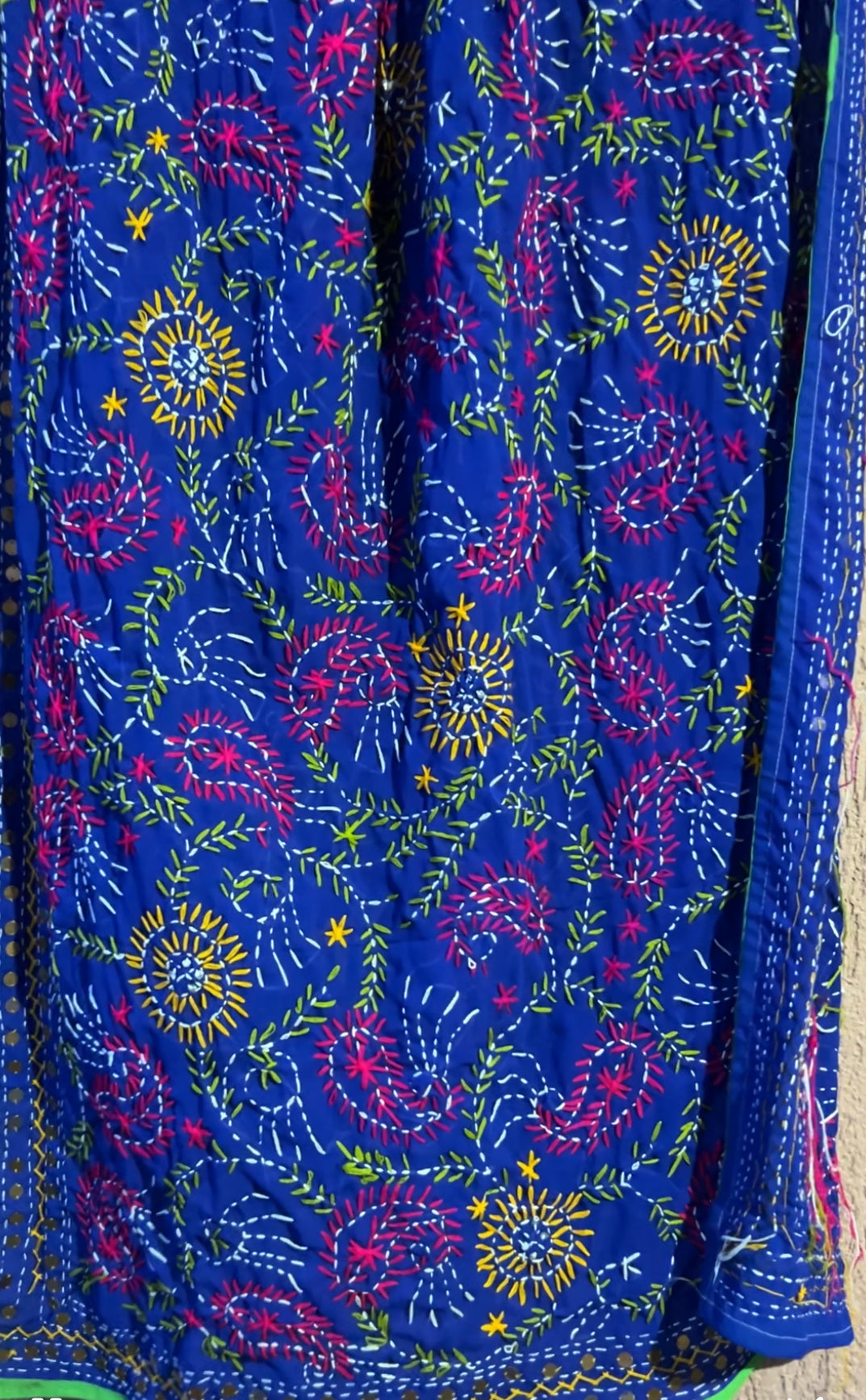 Phulkari HandWork Georgette Dupatta