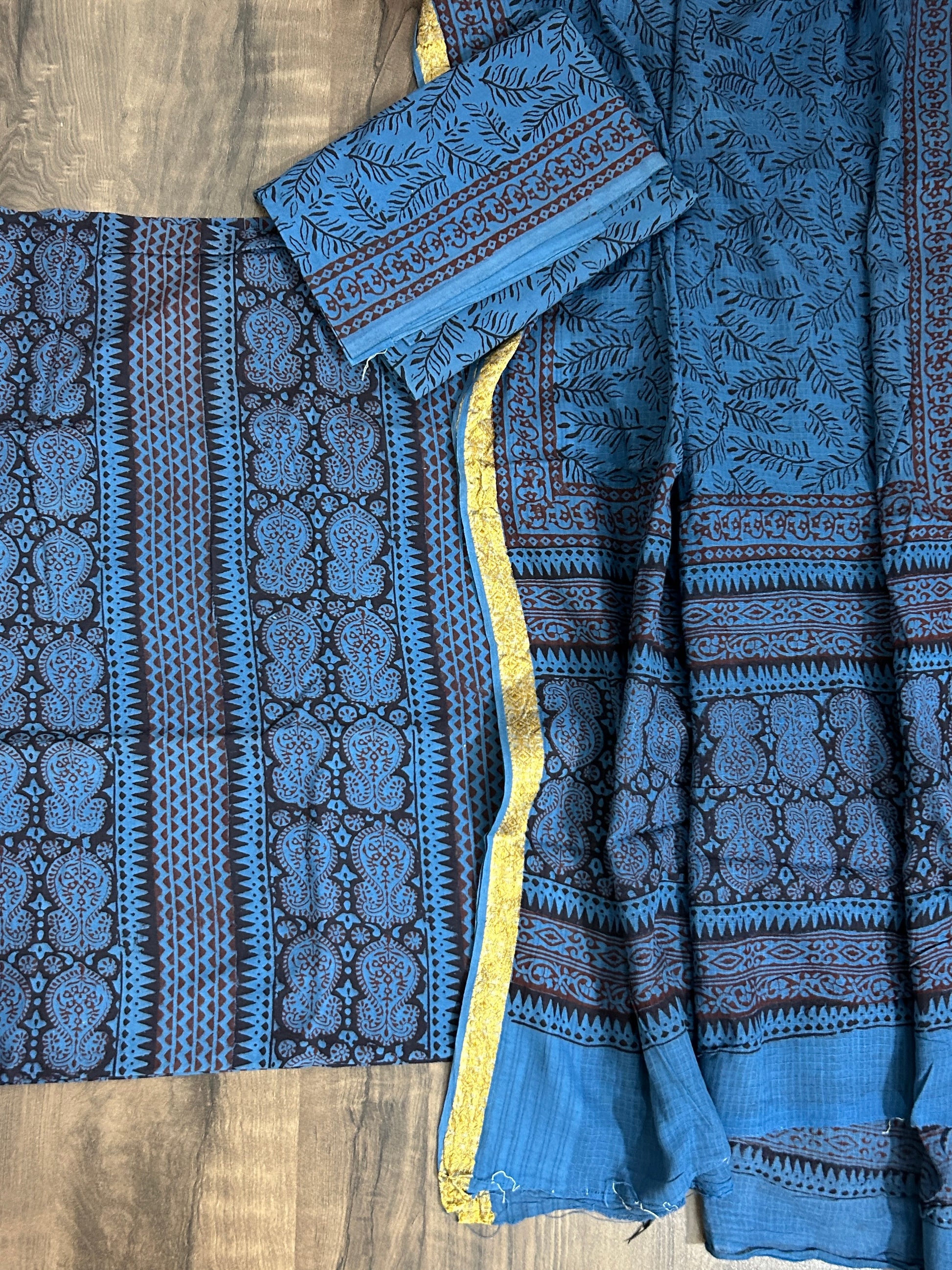 Bagh print cotton salwar