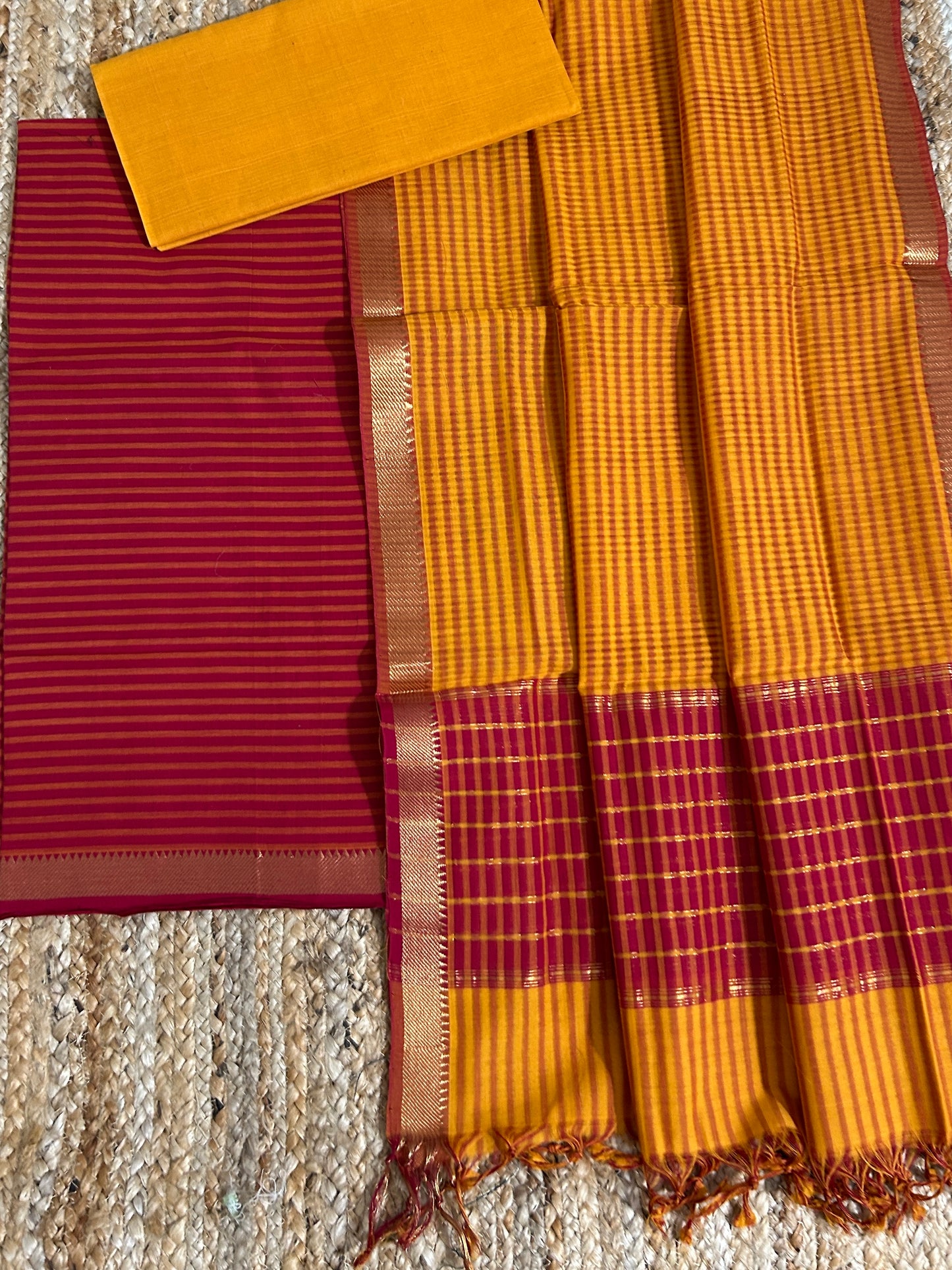 Mangalagiri Cotton Dress Material