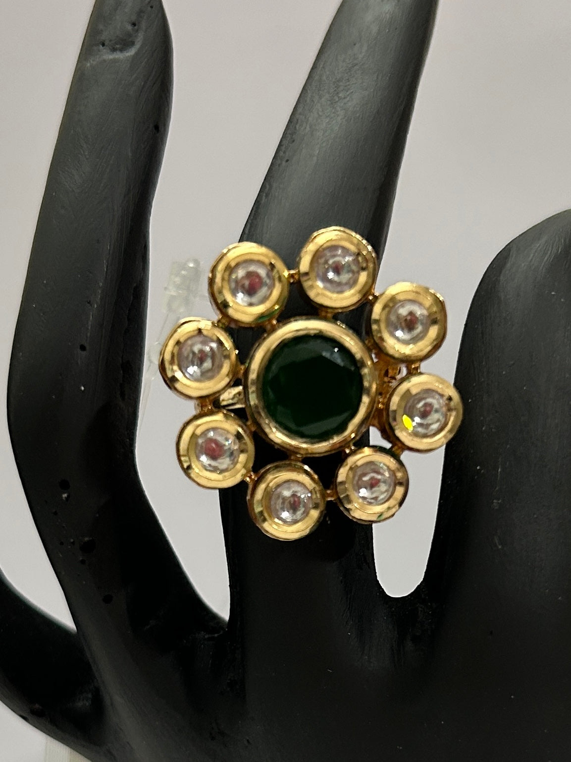 Kundan Cocktail Finger Ring
