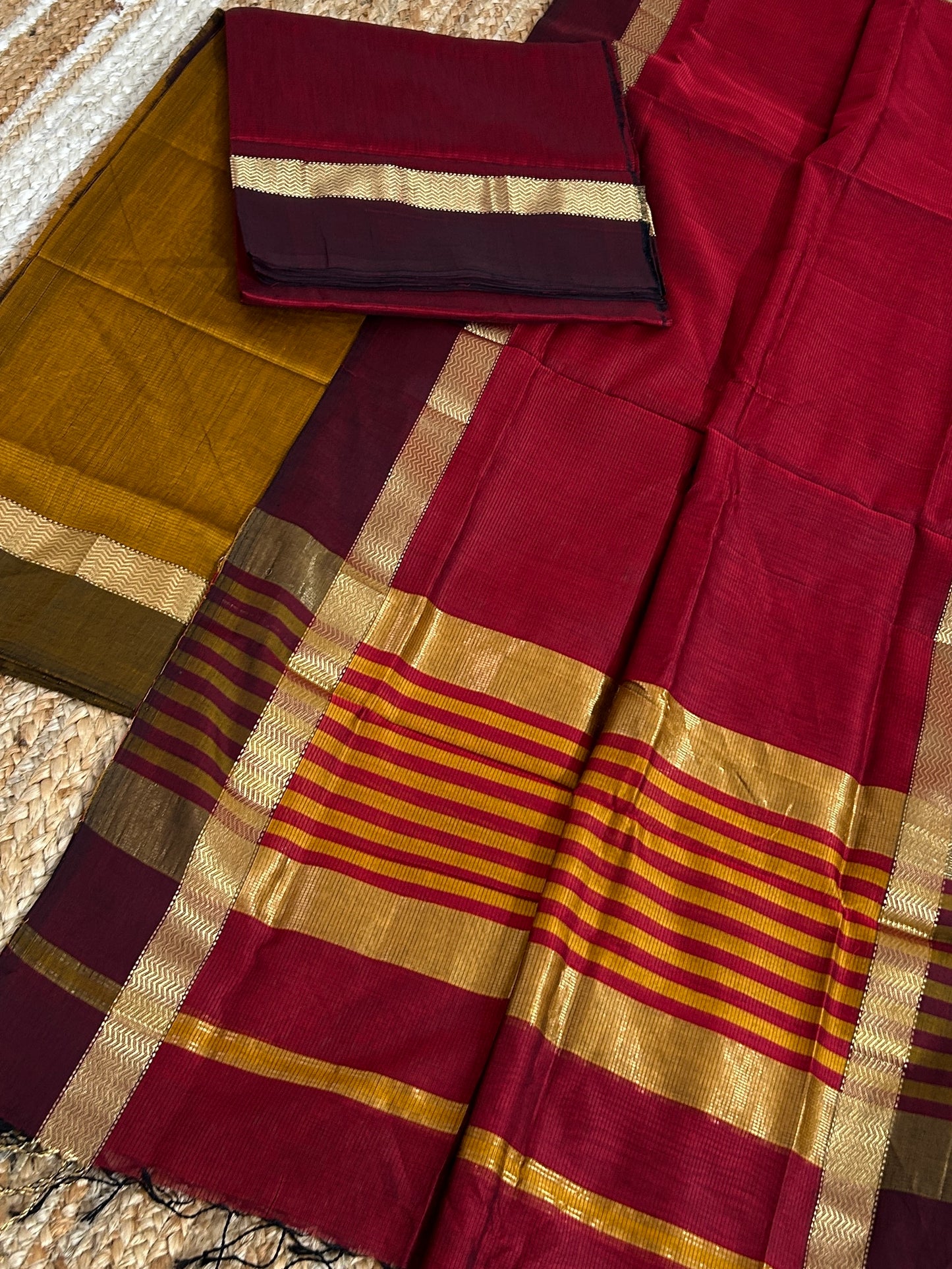 Maheshwari Silk Dress Material