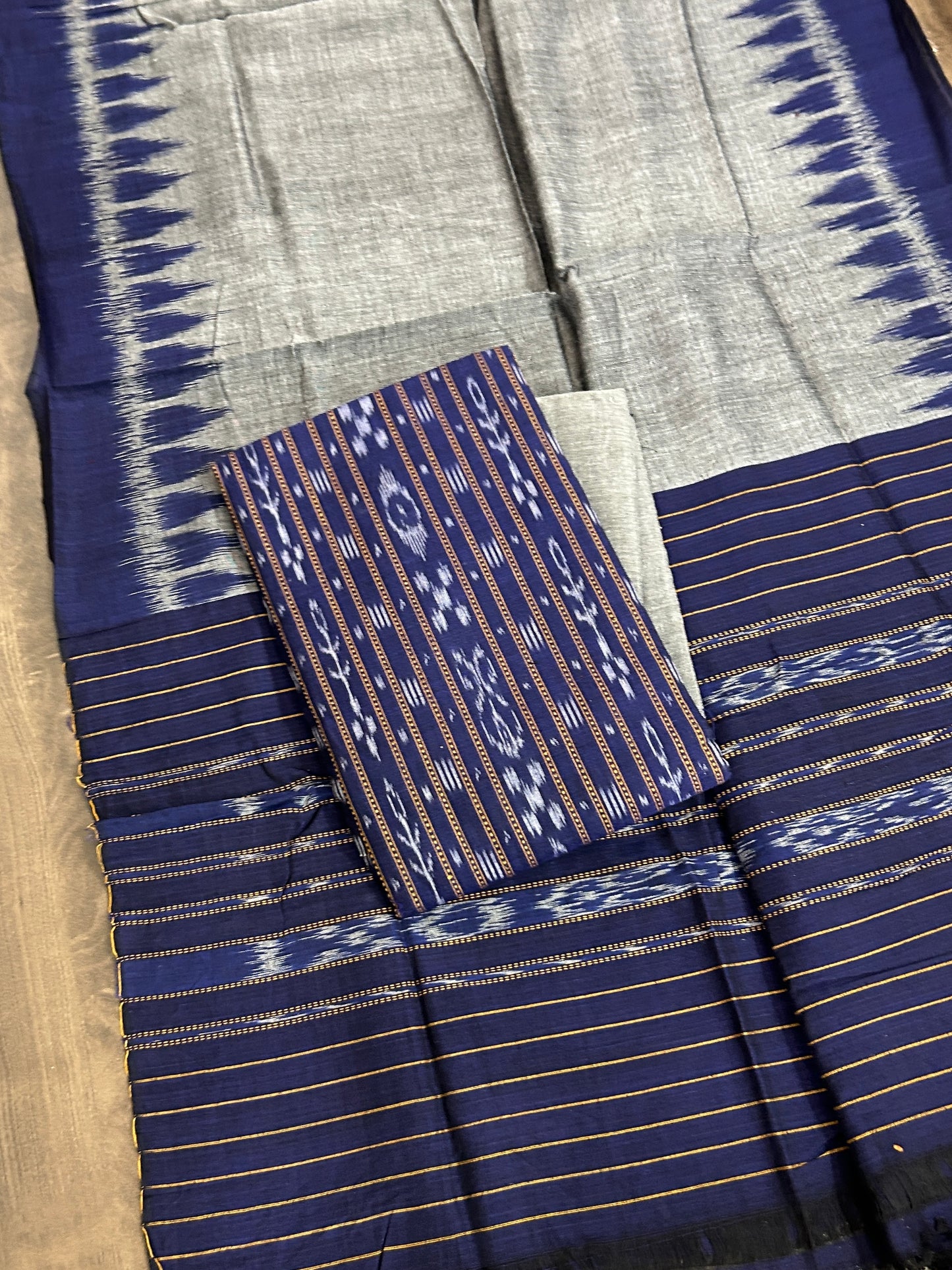 Sambalpuri Ikat Cotton Dress Material