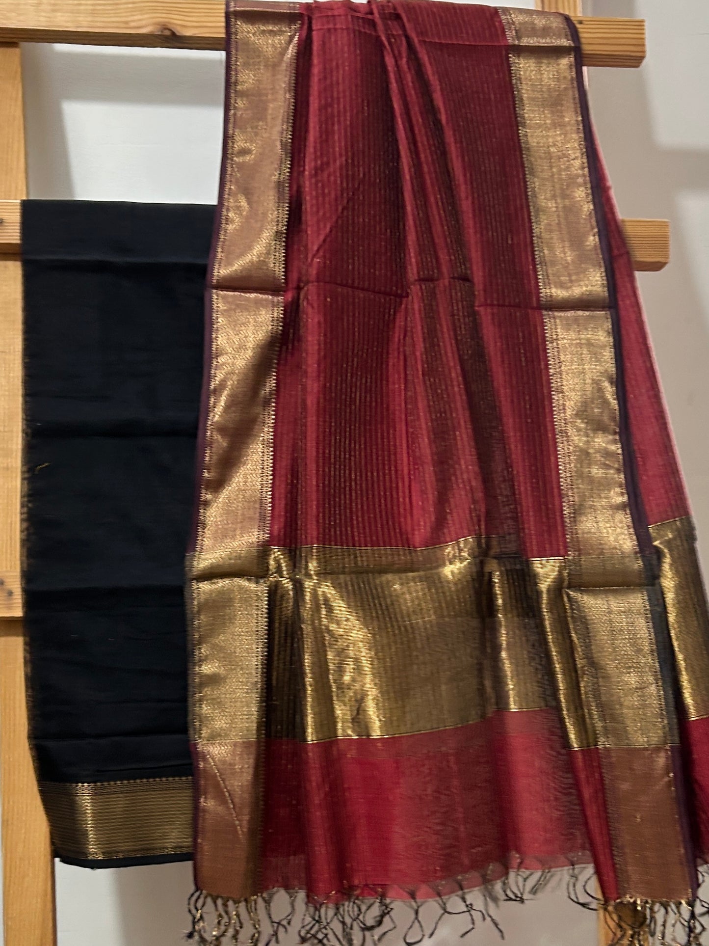 Maheshwari Silk Cotton Dress Material
