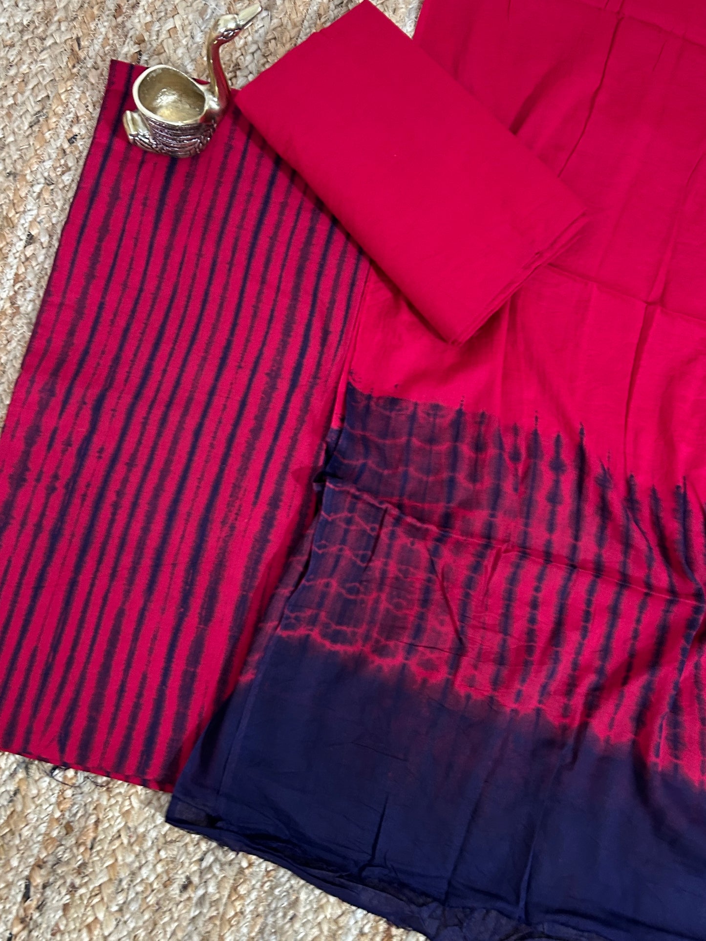 Tie and dye Cotton Dress Material