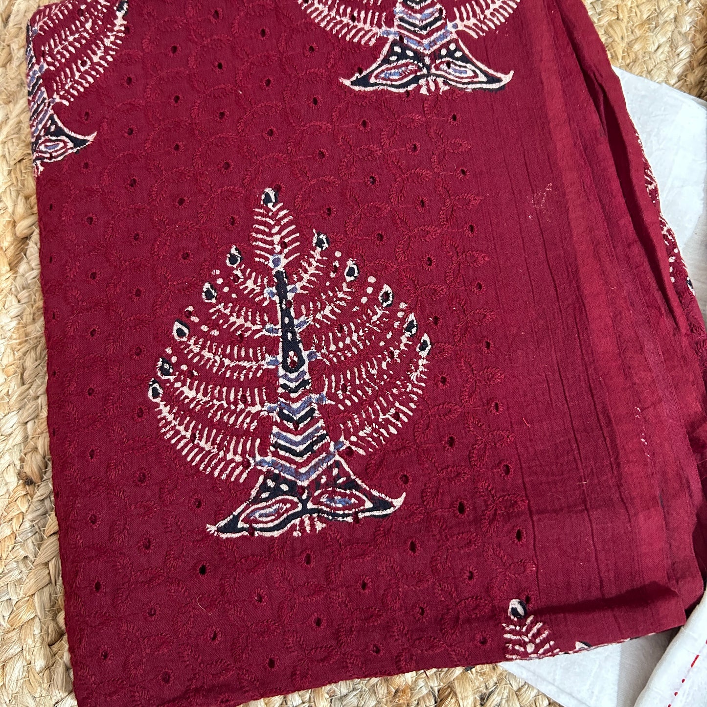 Ajrakh Cotton hakoba Dress Material