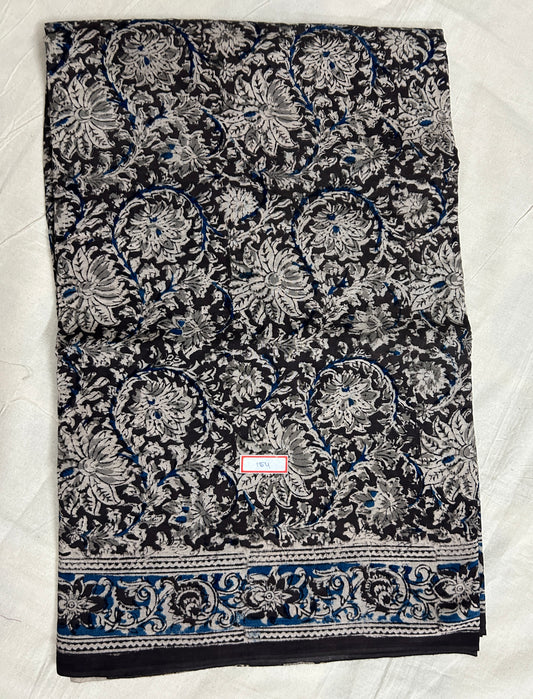 Kalamkari Cotton Saree with Blouse