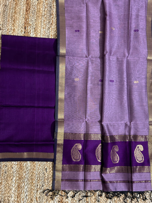 Maheshwari Silk Cotton 2 pc Dress Material