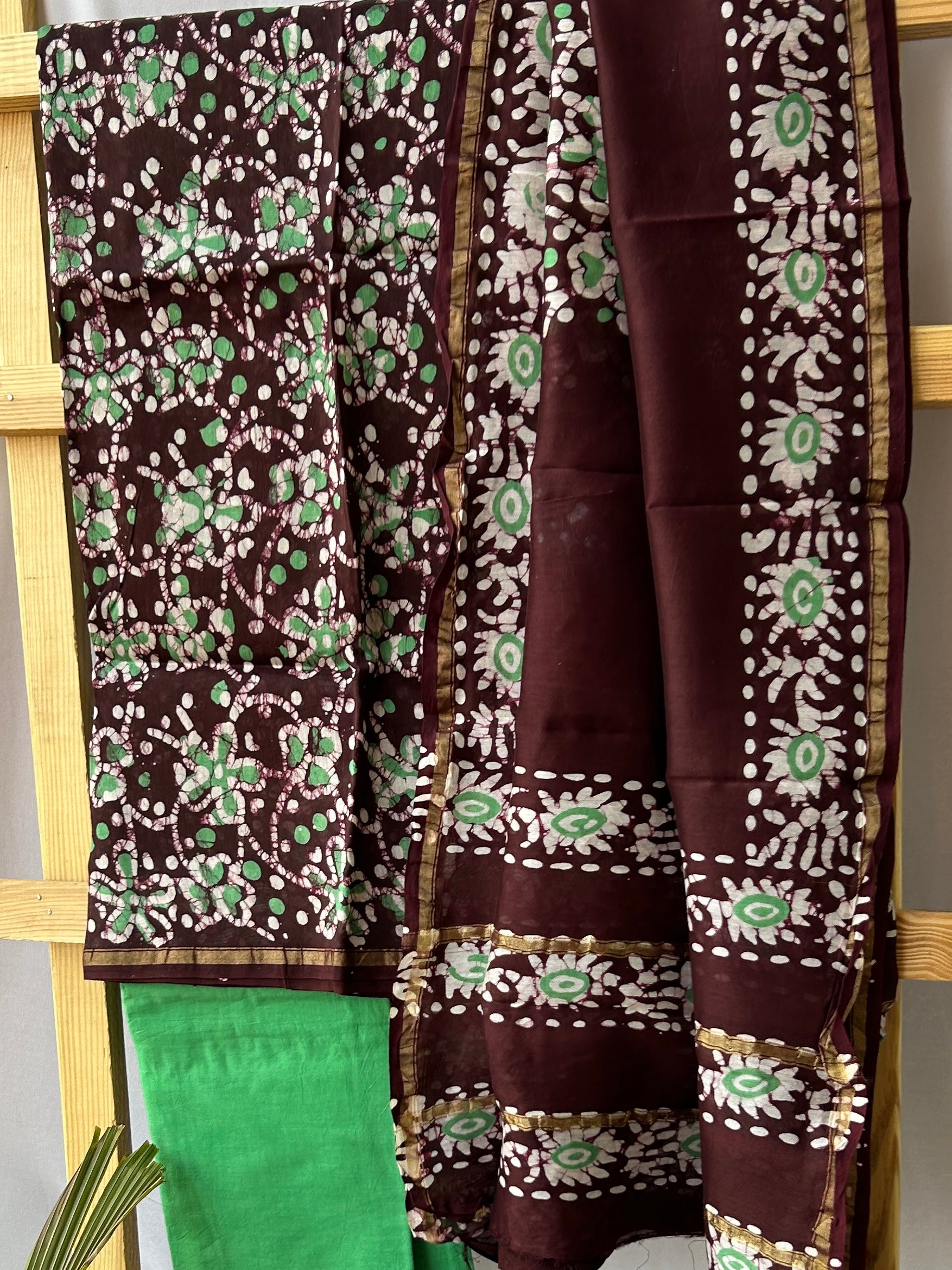 chanderi silk cotton dress material