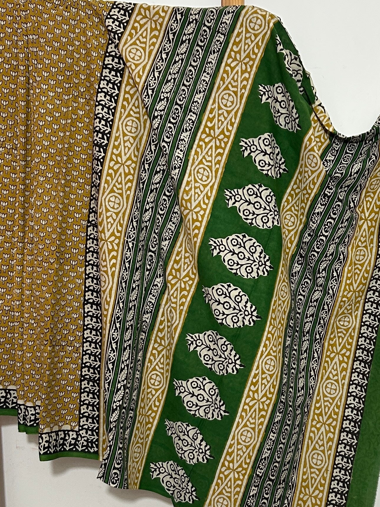 Hand Block Print Cotton Saree with Blouse