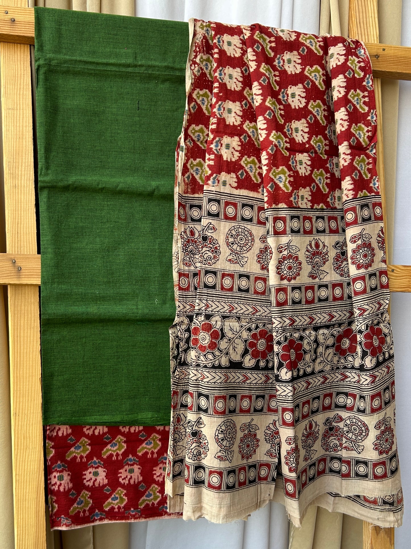 Kalamkari Cotton Dress Material