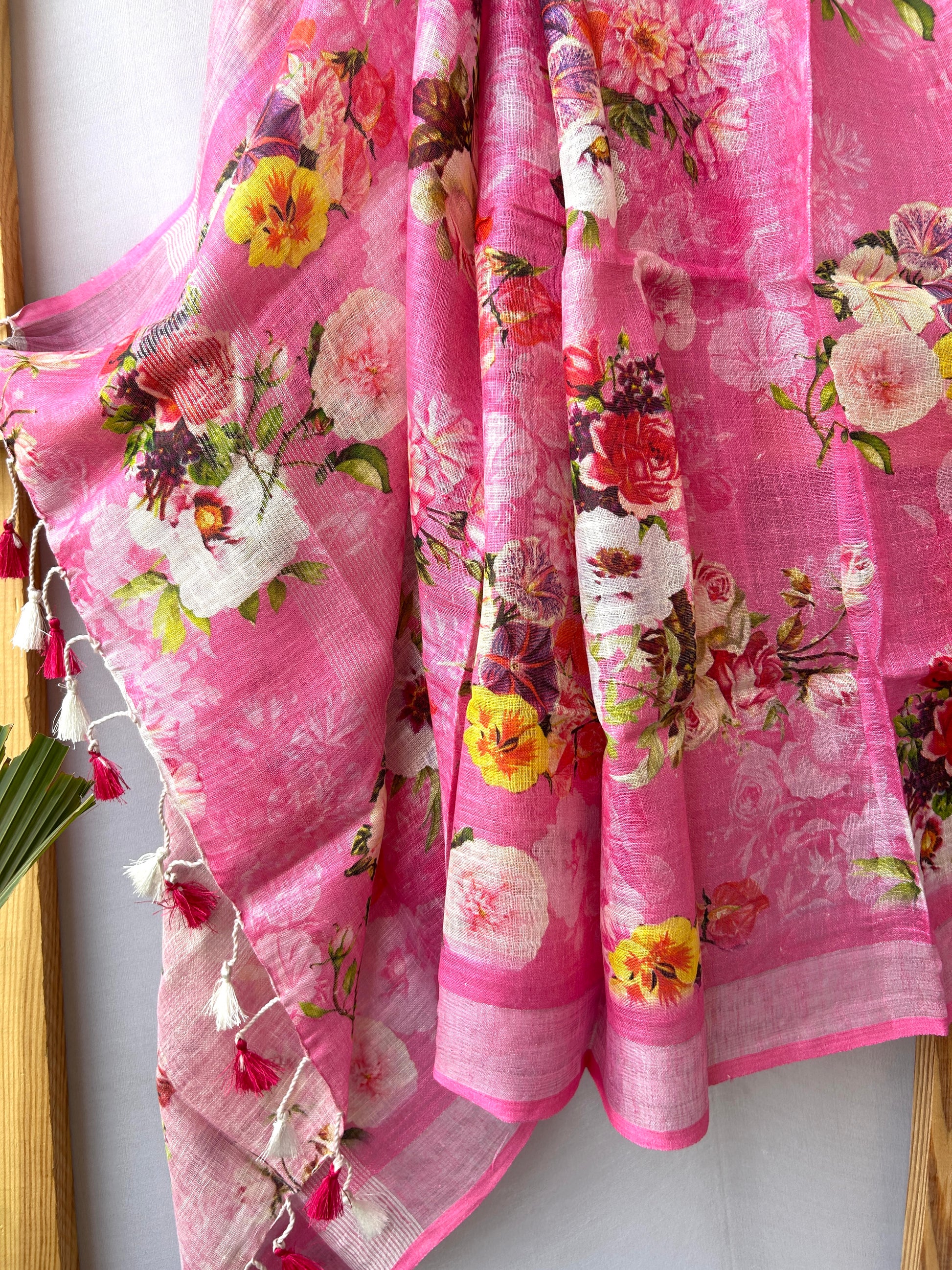 Pure Linen Digital Print Dupatta