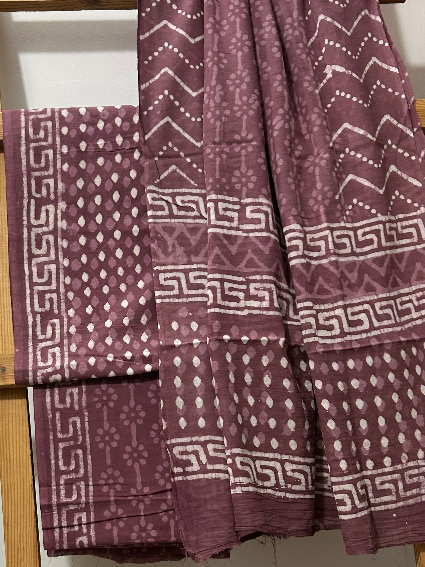 Hand BlockPrint Cotton Dress Material with Cotton Dupatta