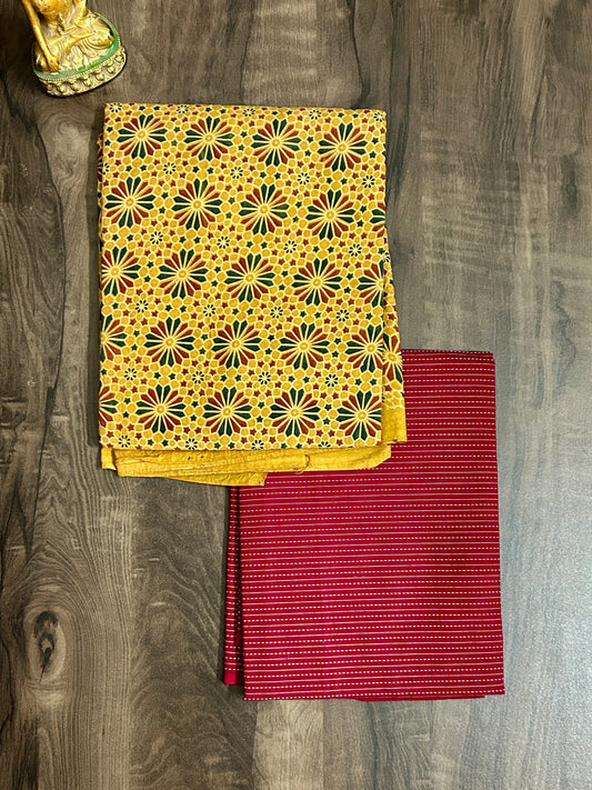 ajrakh cotton salwar