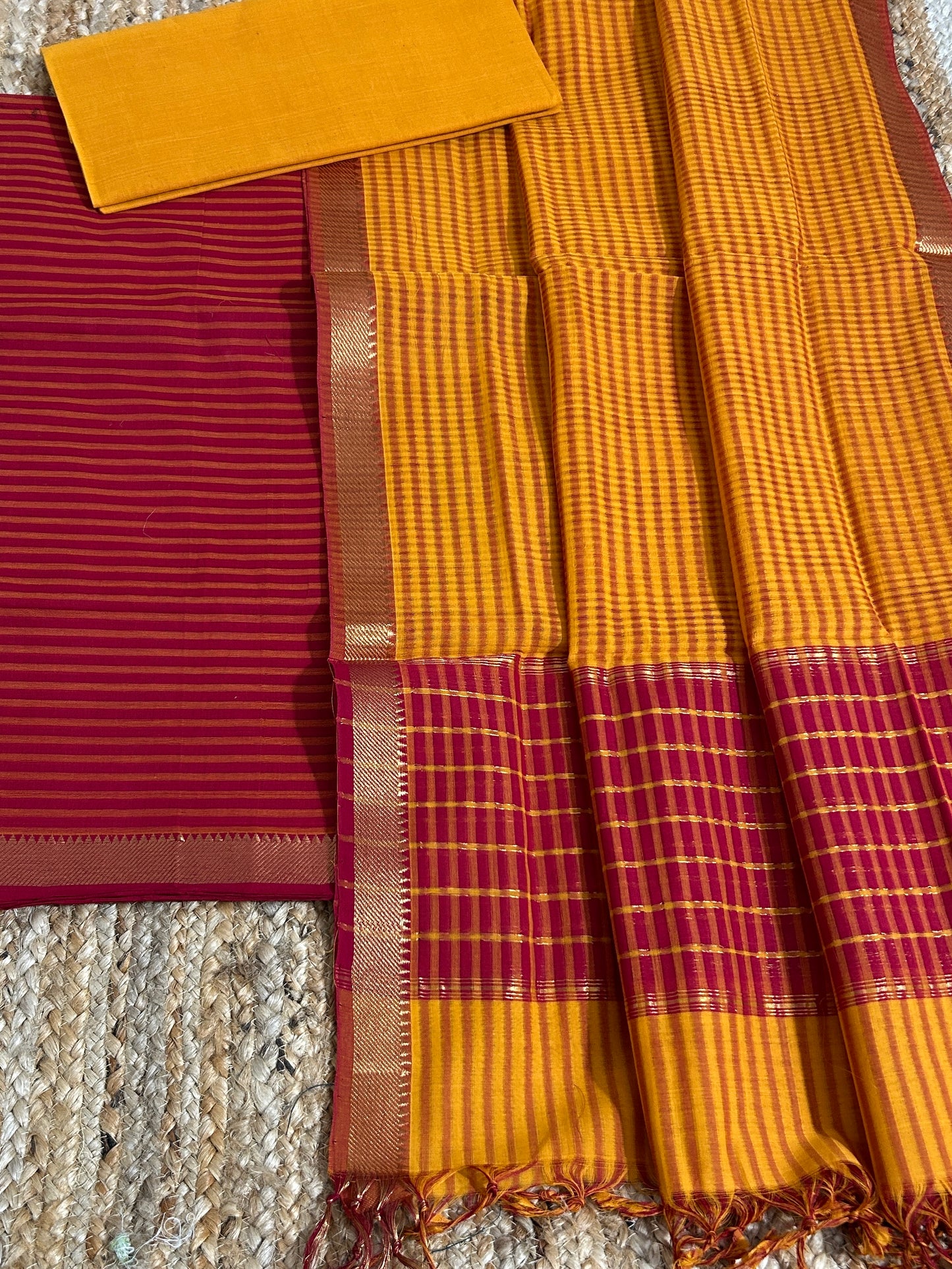 Mangalagiri Cotton Dress Material