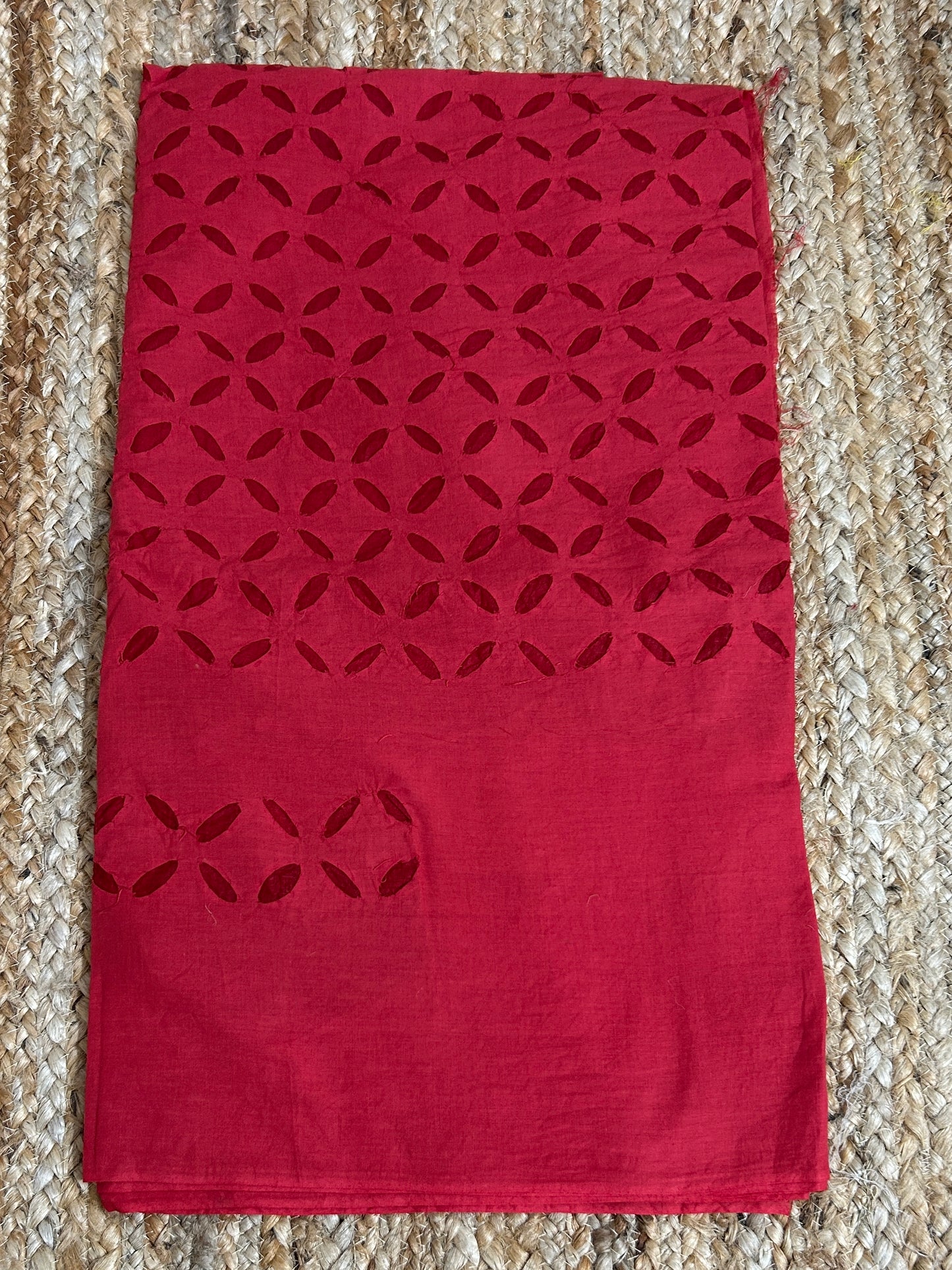 Appliqué work Cotton Kurti fabric
