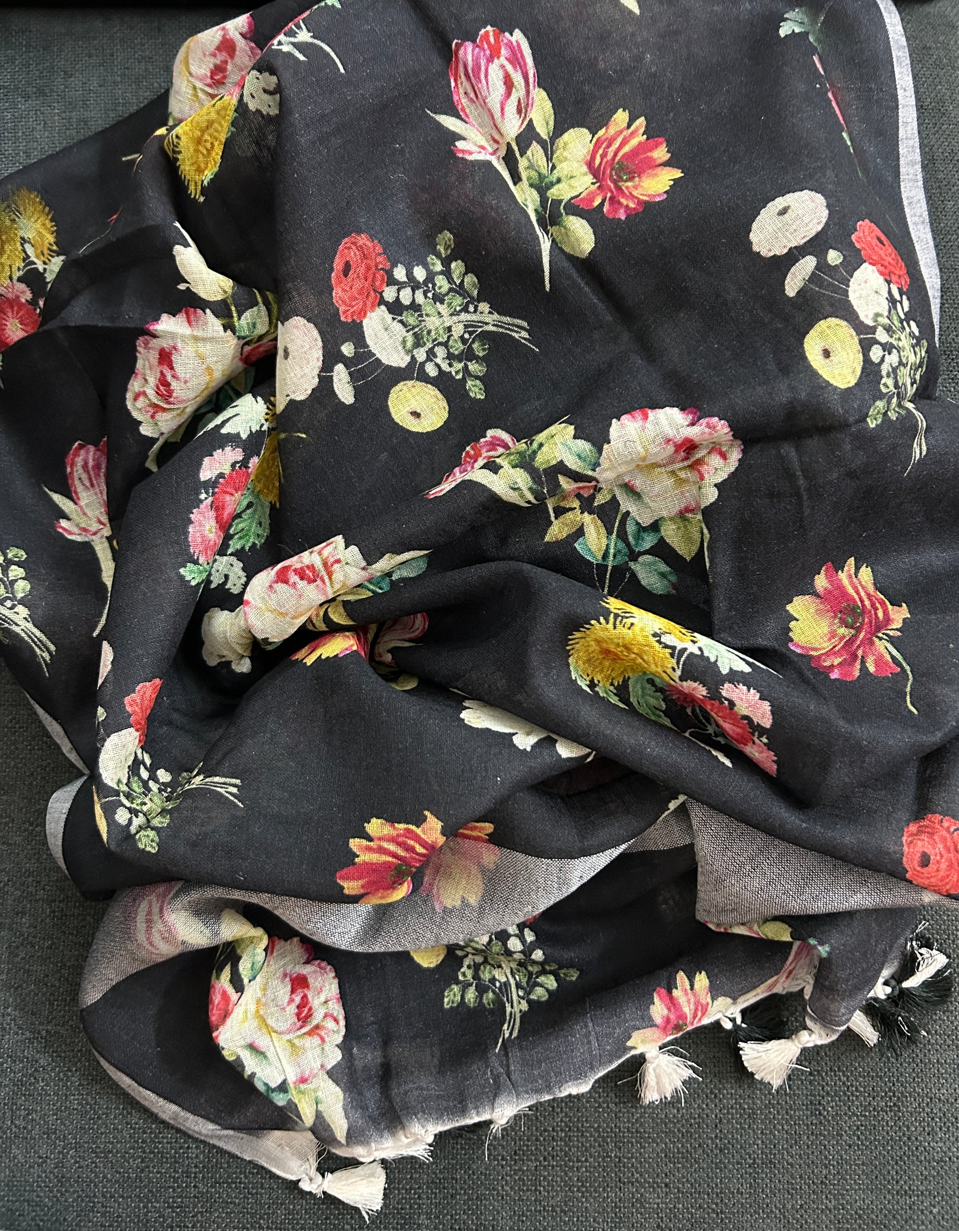 Pure Linen Digital Print Dupatta