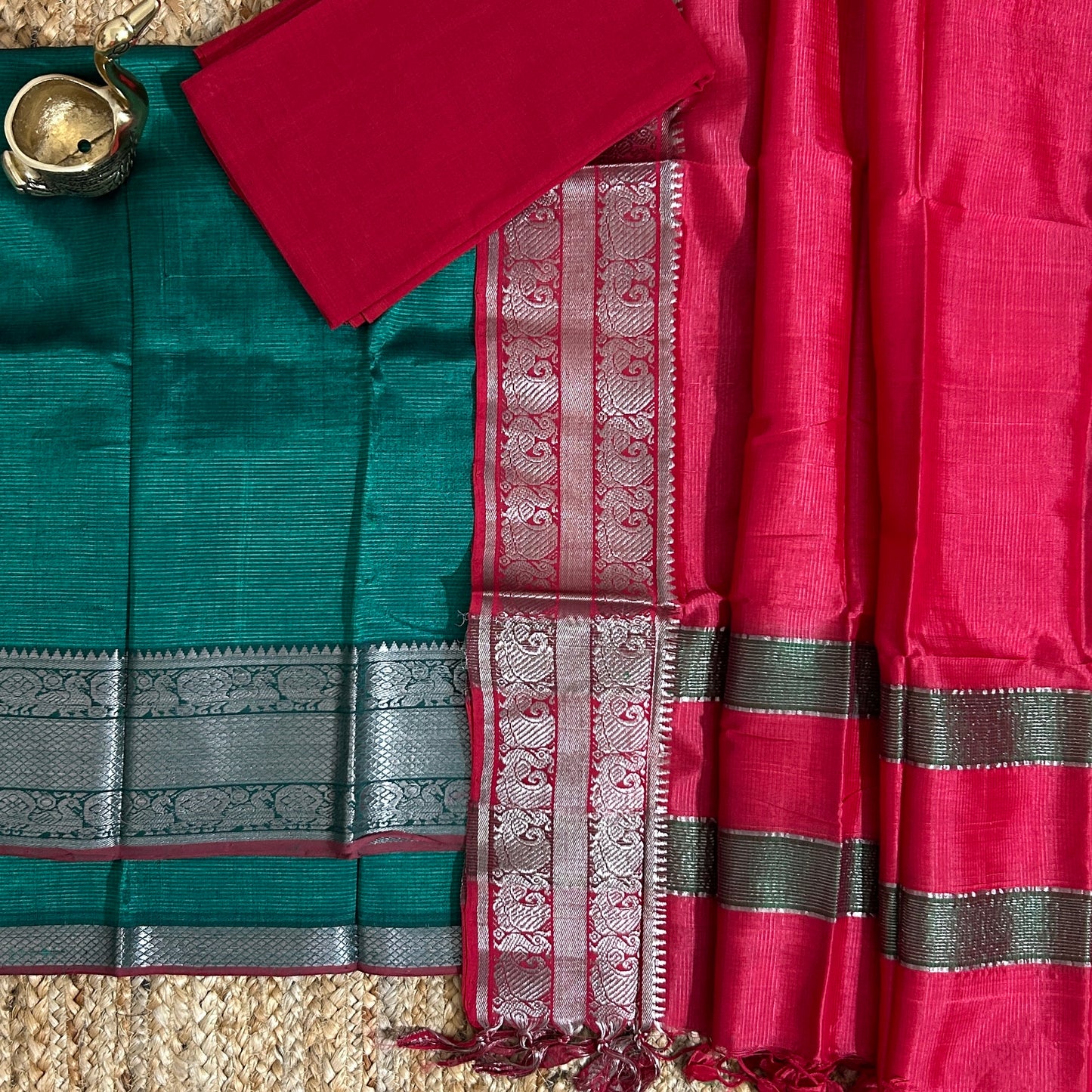 Mangalagiri Silk Dress Material