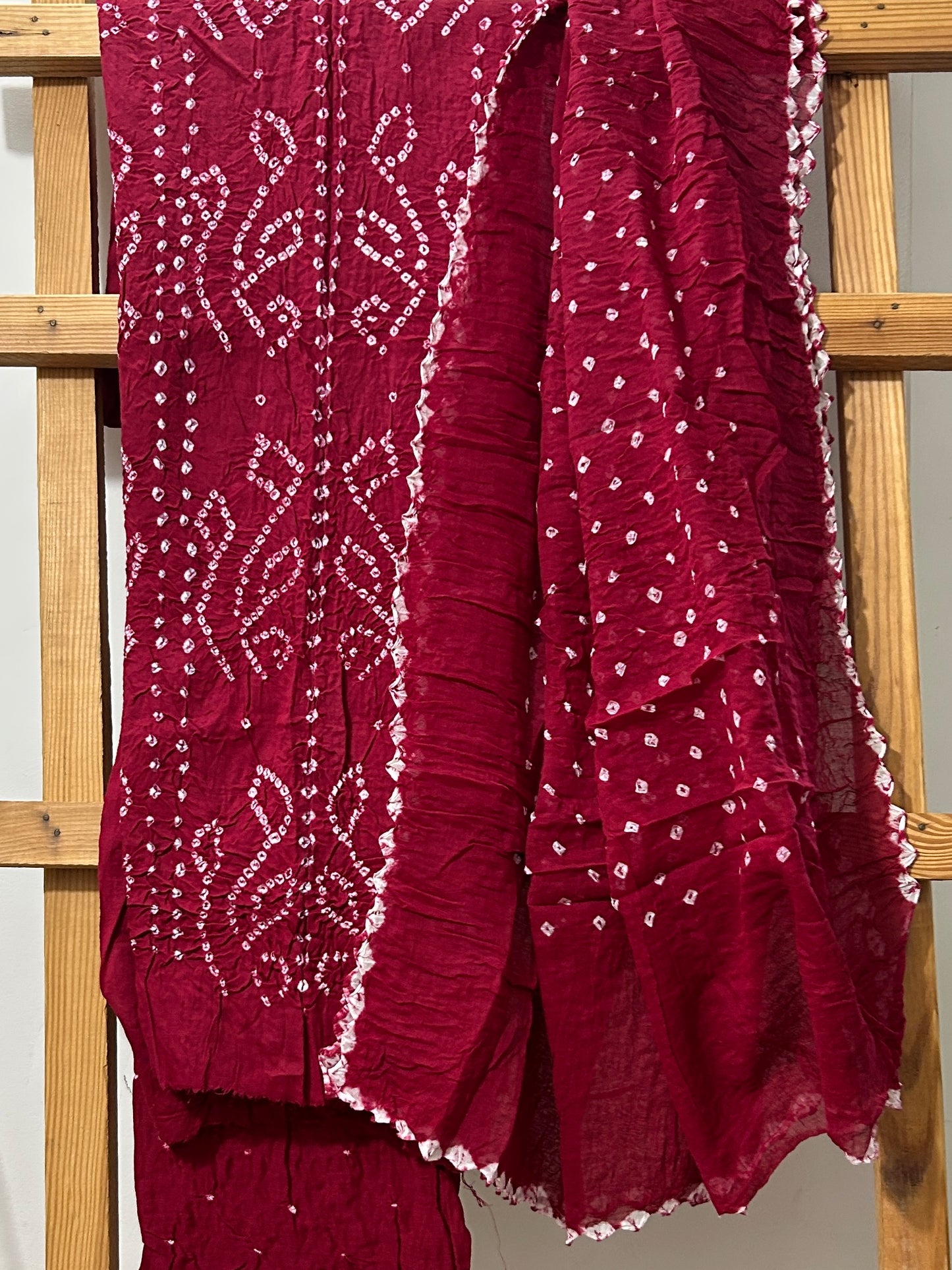 Bandhej Cotton Dress Material