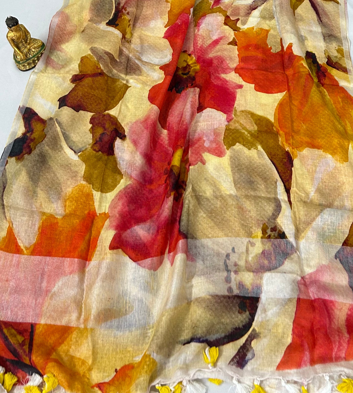 Pure Linen Digital Print Dupatta
