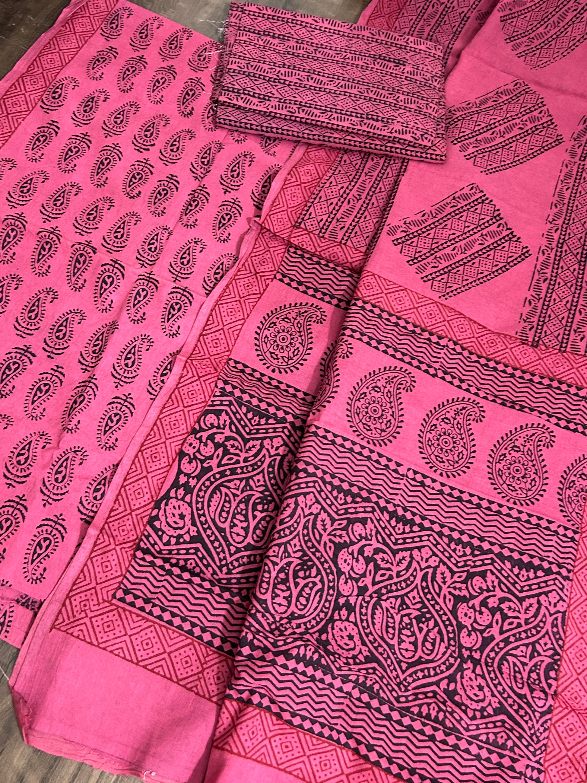 Bagh print cotton salwar