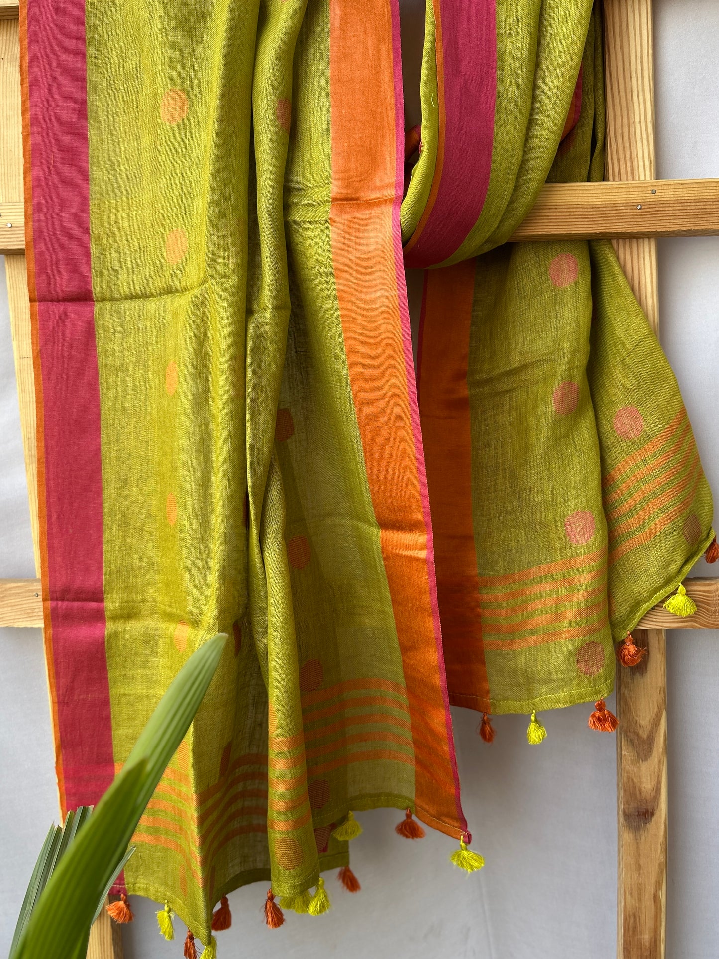 Pure Linen Embroidered Dupatta