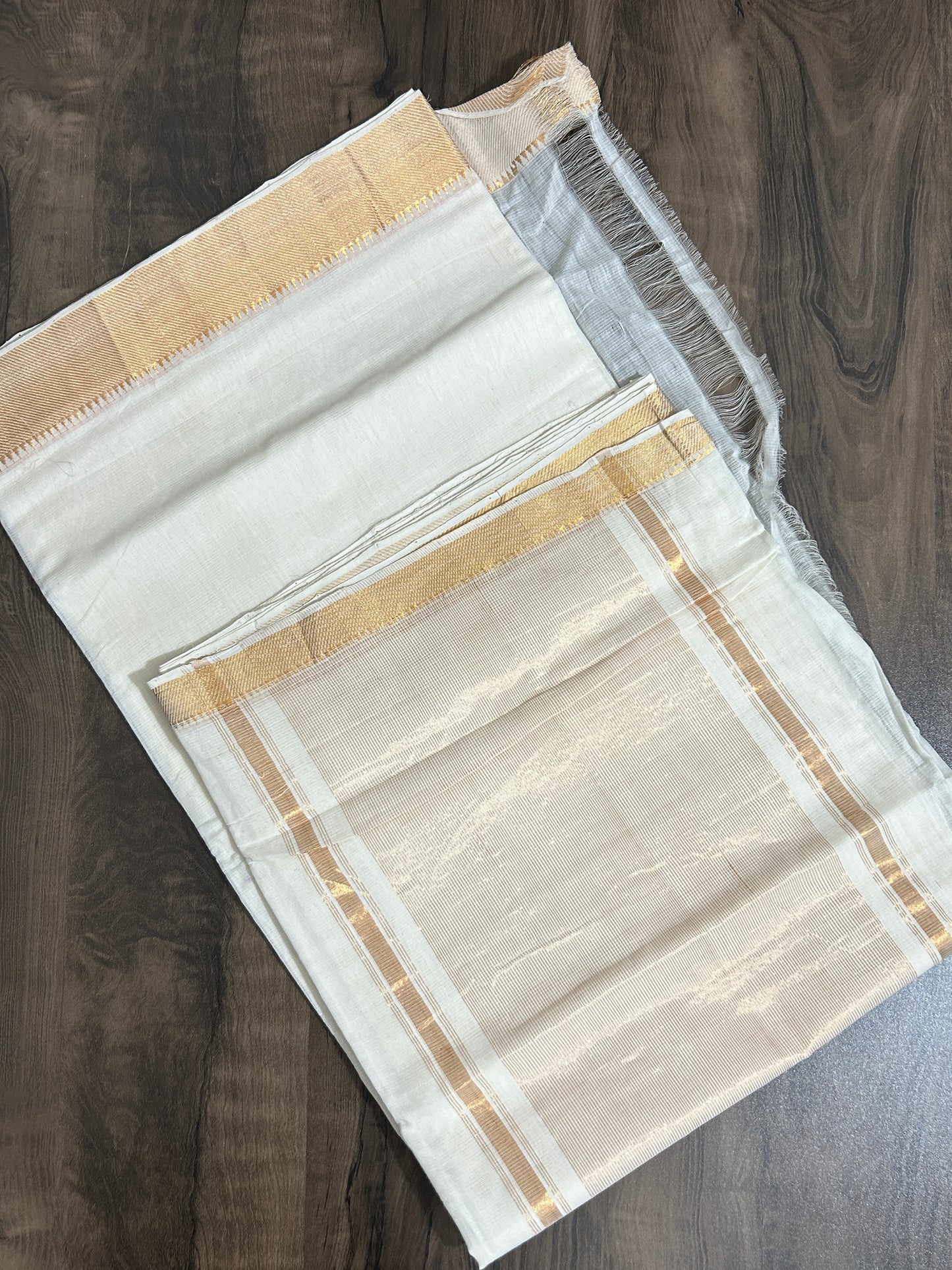 Mangalagiri Cotton Saree with Zari Border