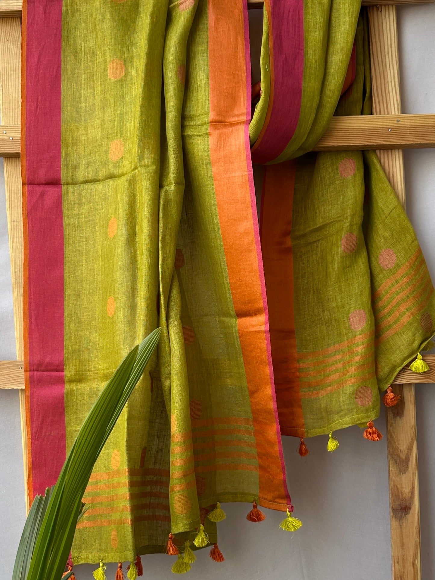 Pure Linen Embroidered Dupatta