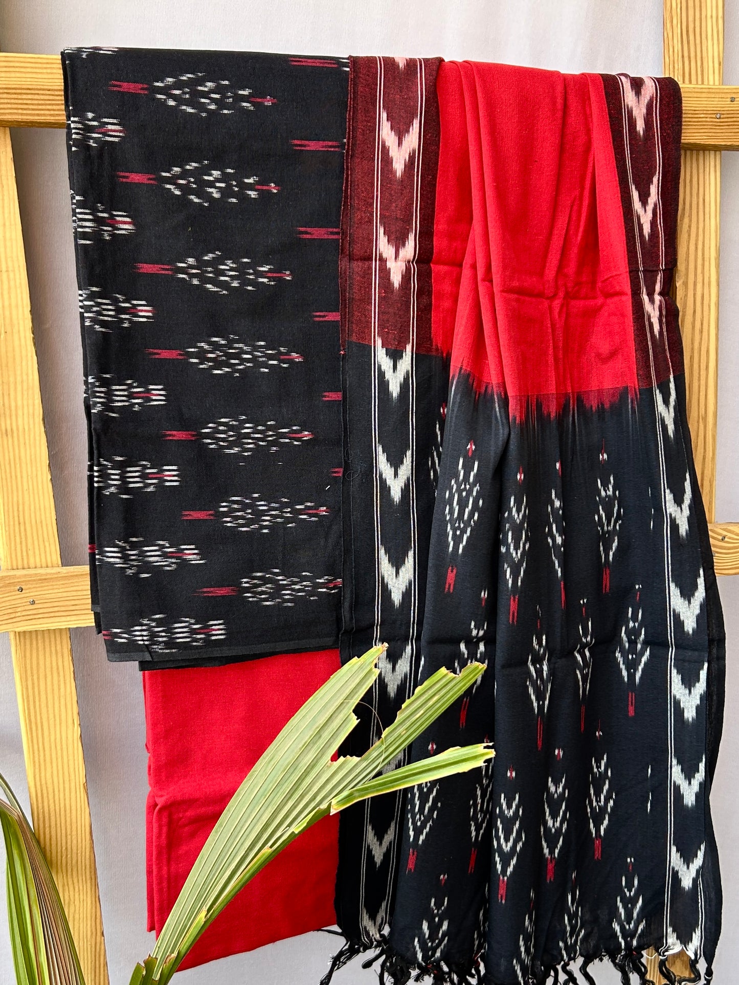 Ikat Cotton Dress Material