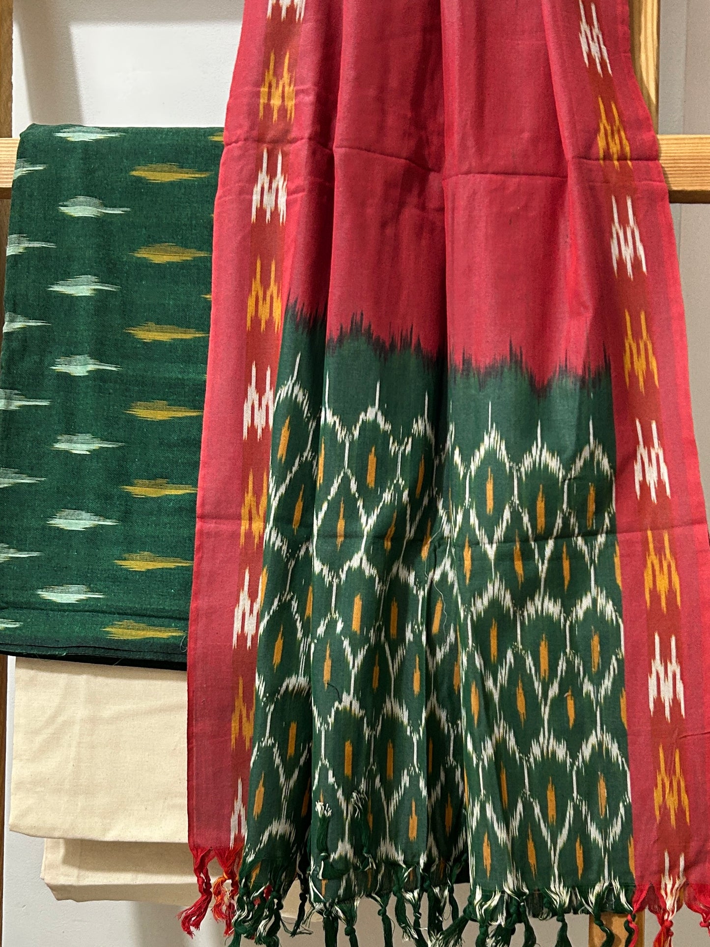 Ikat Cotton Dress Material