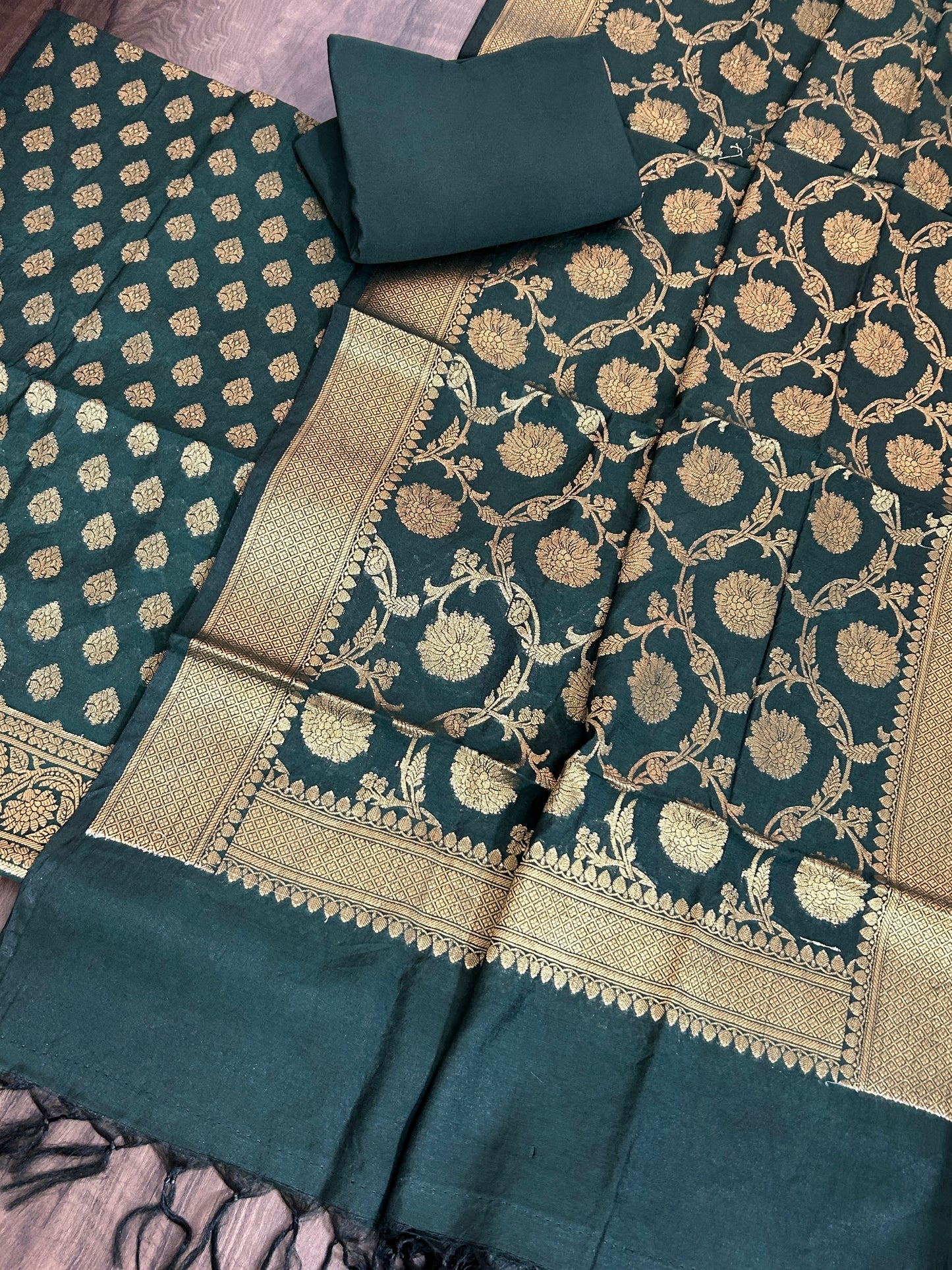 Banarasi Cotton Dress Material