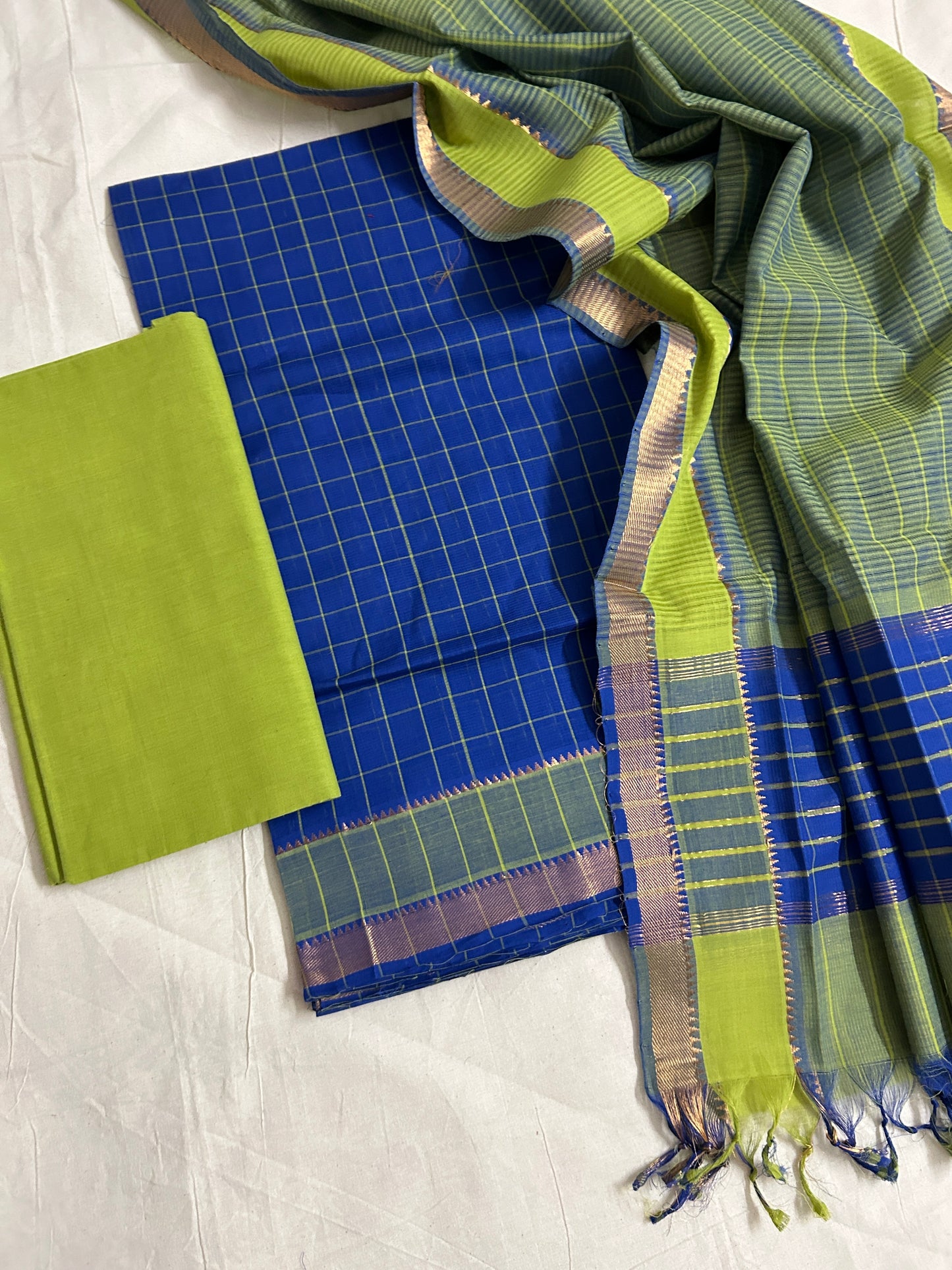 Mangalagiri Cotton Dress Material