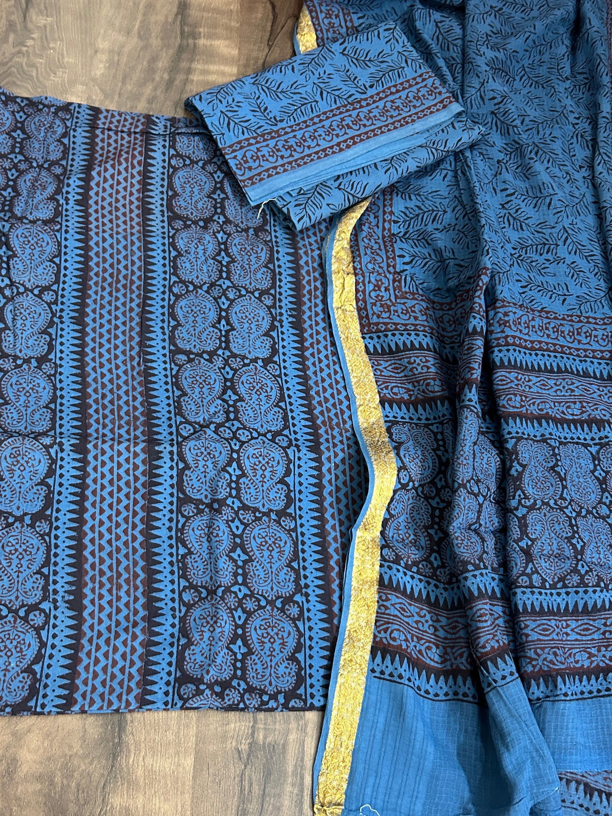 Bagh print cotton salwar