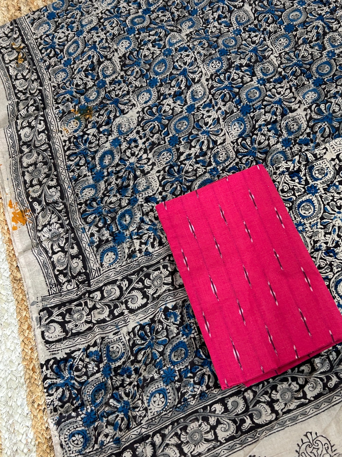 Ikat - Kalamkari Cotton Dress Material