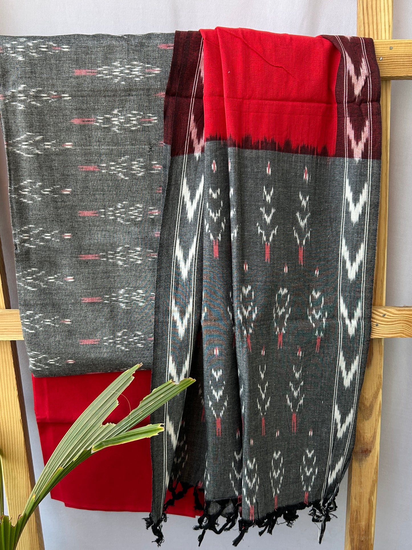 Ikat Cotton Dress Material