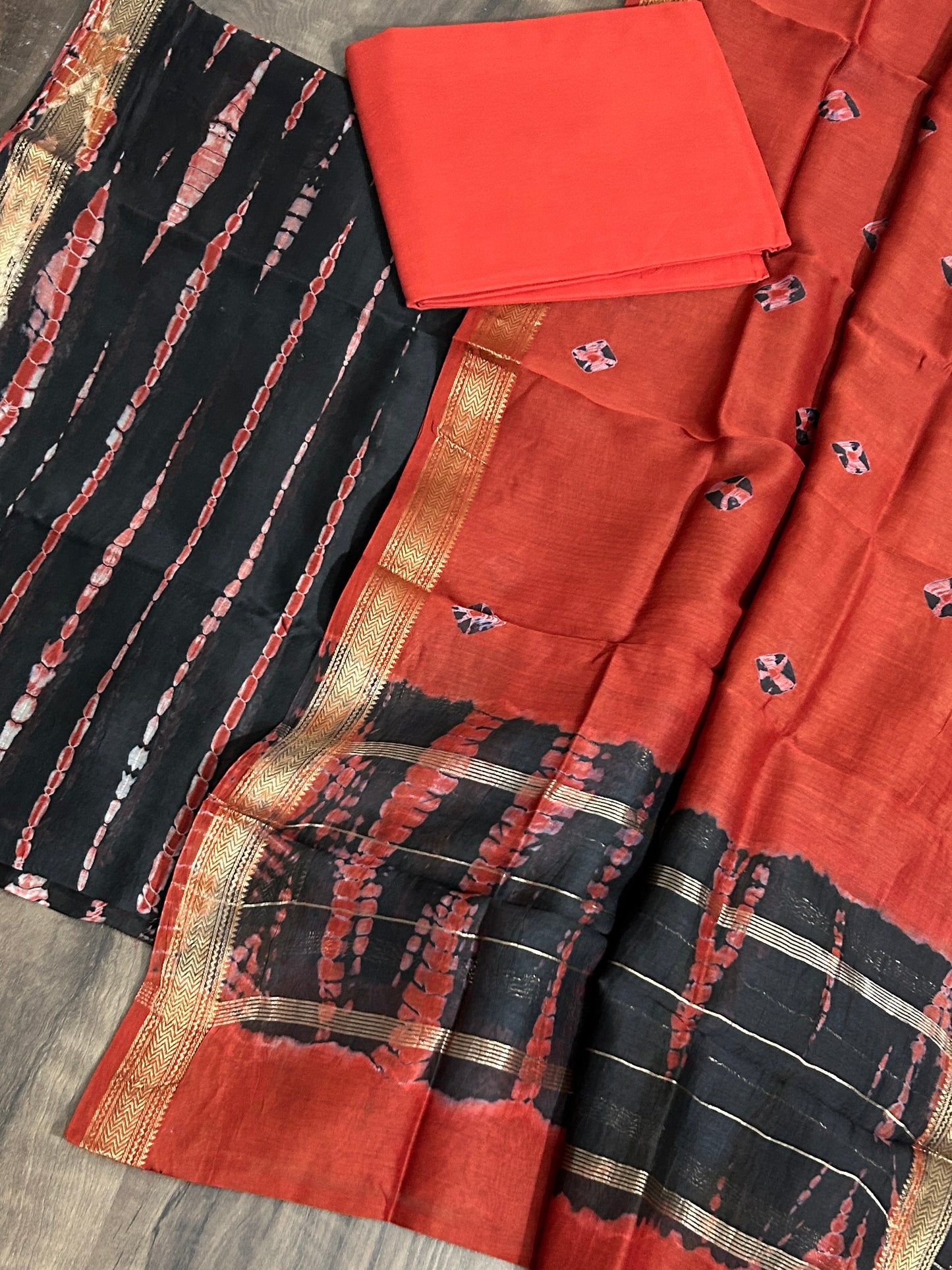 Maheshwari Silk Cotton Dress Material