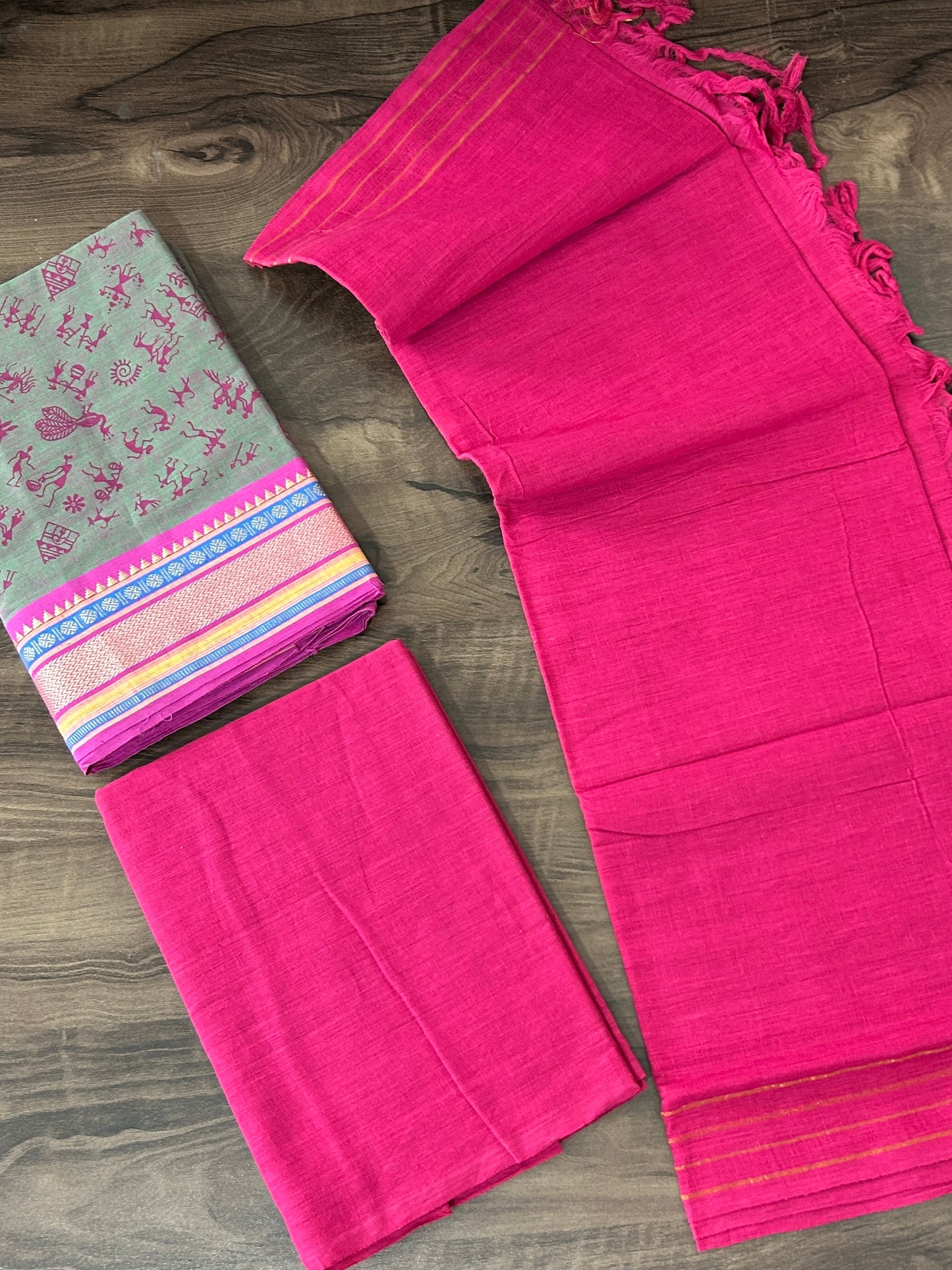 Mangalgiri Cotton Dress Materilal