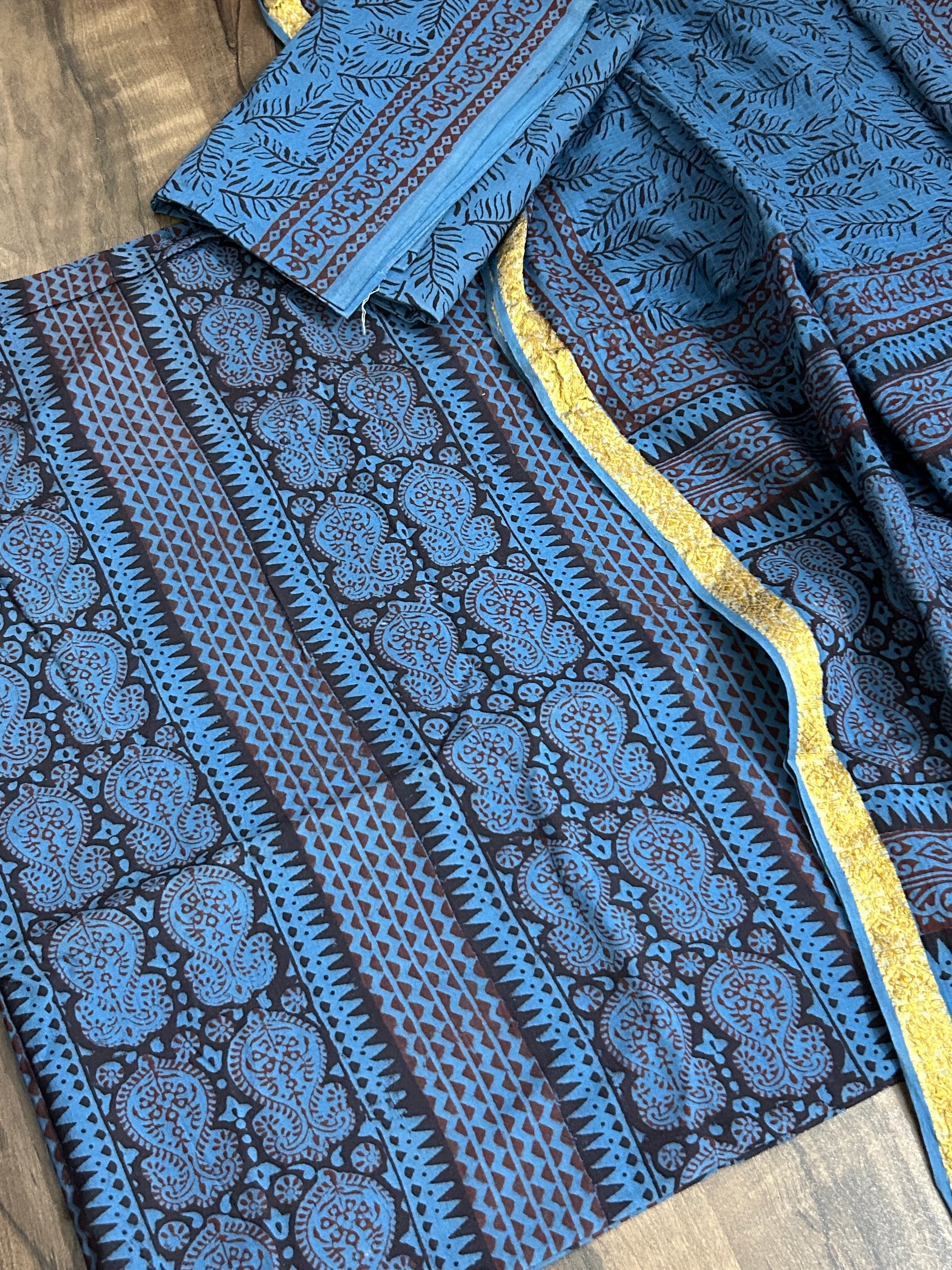 Bagh print cotton salwar