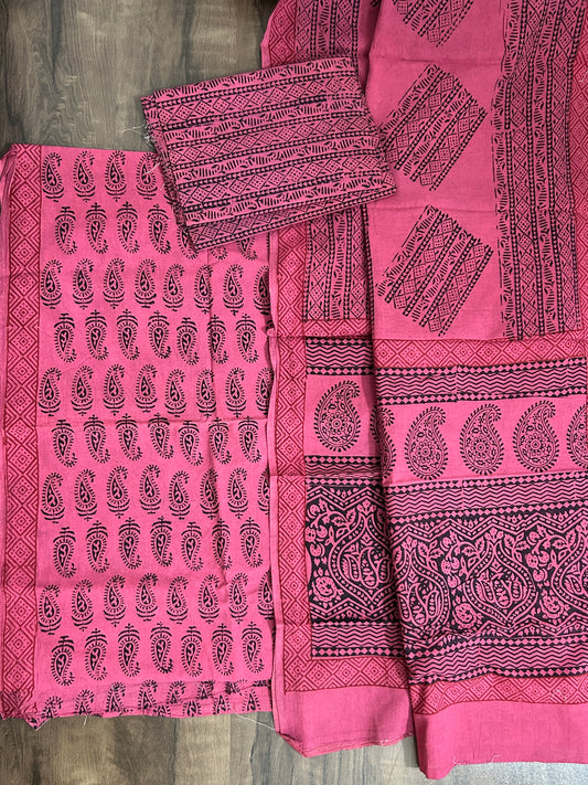 Bagh print cotton salwar