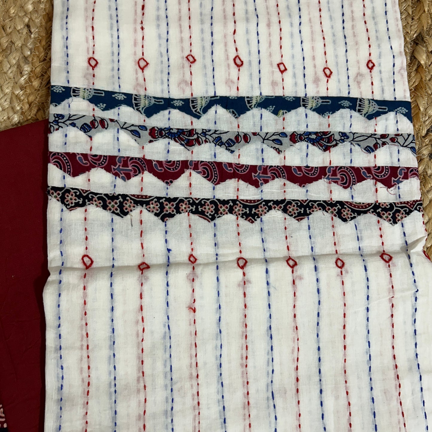 Ajrakh Cotton Hakoba Dress Material