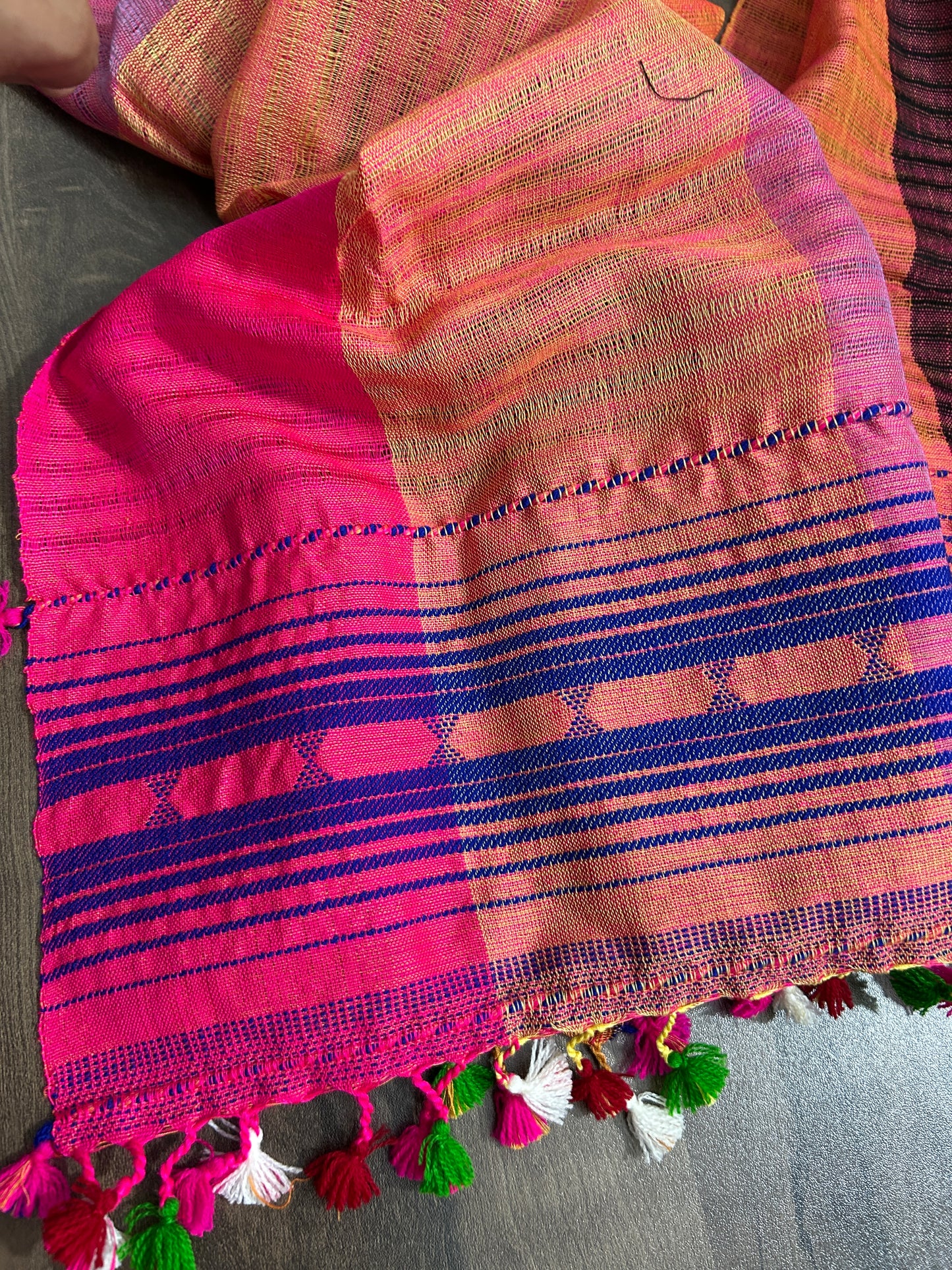 Bhujodi Embroidered Cotton Stole