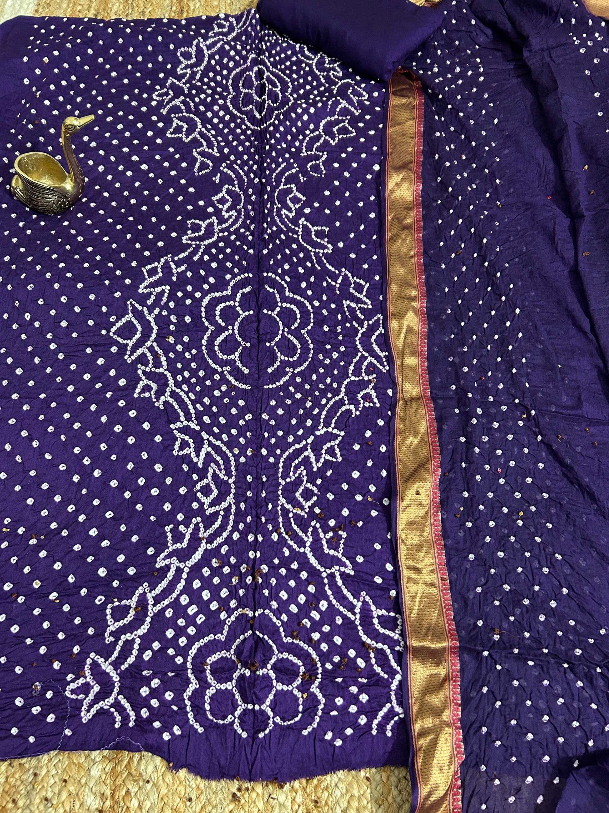 bandhej Dress Material