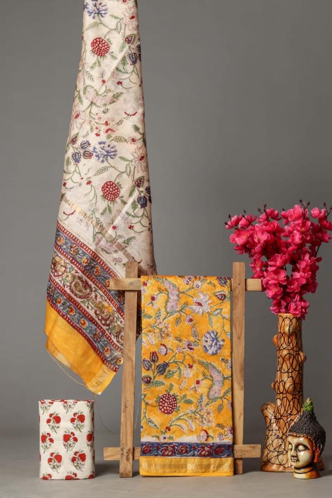 maheshwari cotton dress material Maheshwari Shibori Dress Material (3-ps) @maheshwarisarees_jyotihandloom Introducing the Maheshwari Shibori Silk Cotton Dress Material, a gorgeous blend of traditional and modern design that is perfect for any occasion. This dress material