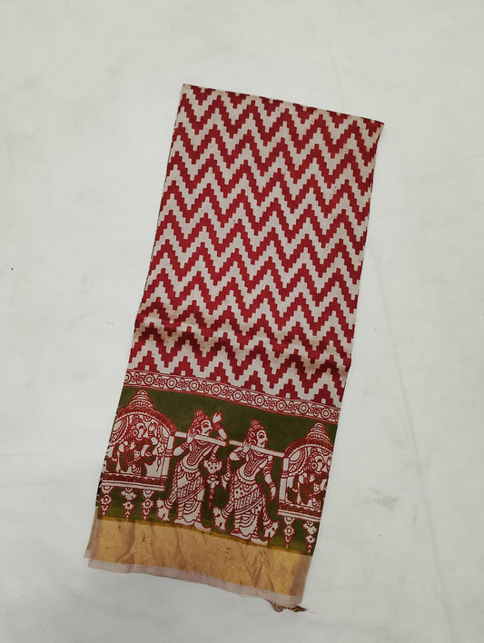 Kalamkari Silk Saree