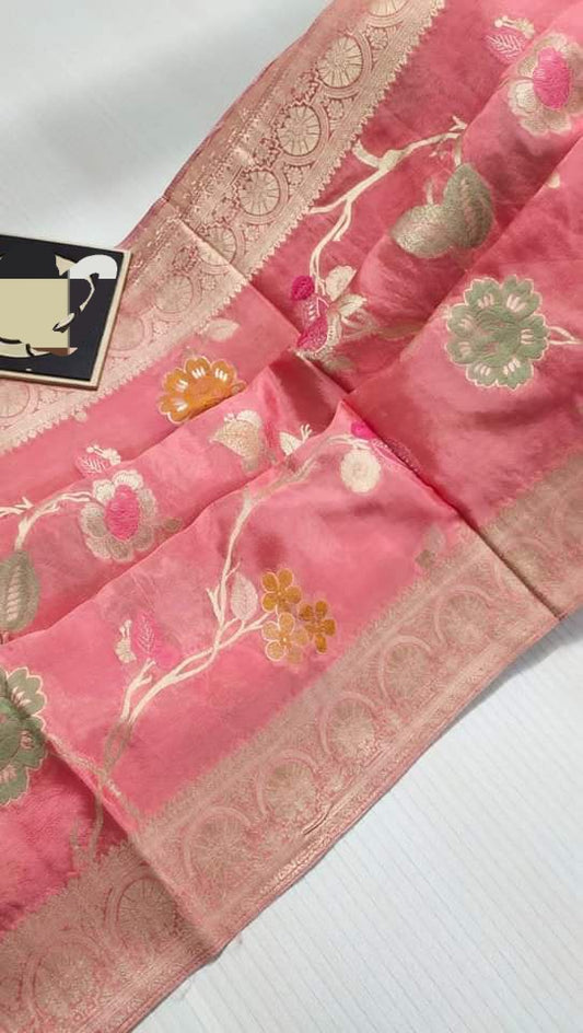 Banarasi Semi Georgette Silk Saree