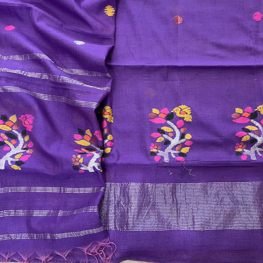 maslin jamdani dress material