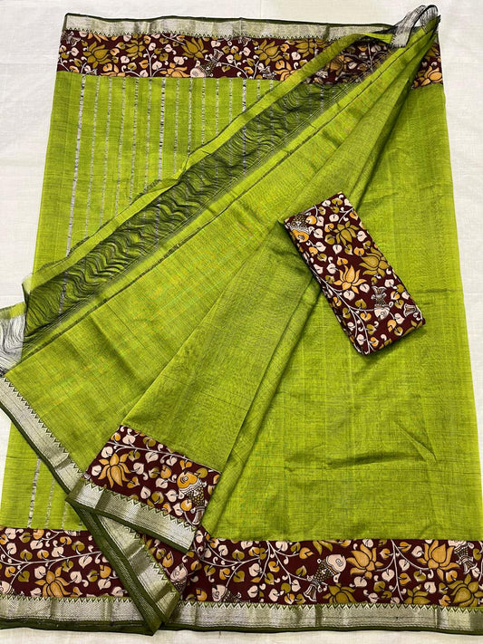 Mangalgiri Silk Saree with Nizaam Border