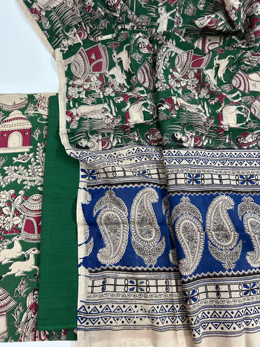 Kalamkari Cotton Dress Material