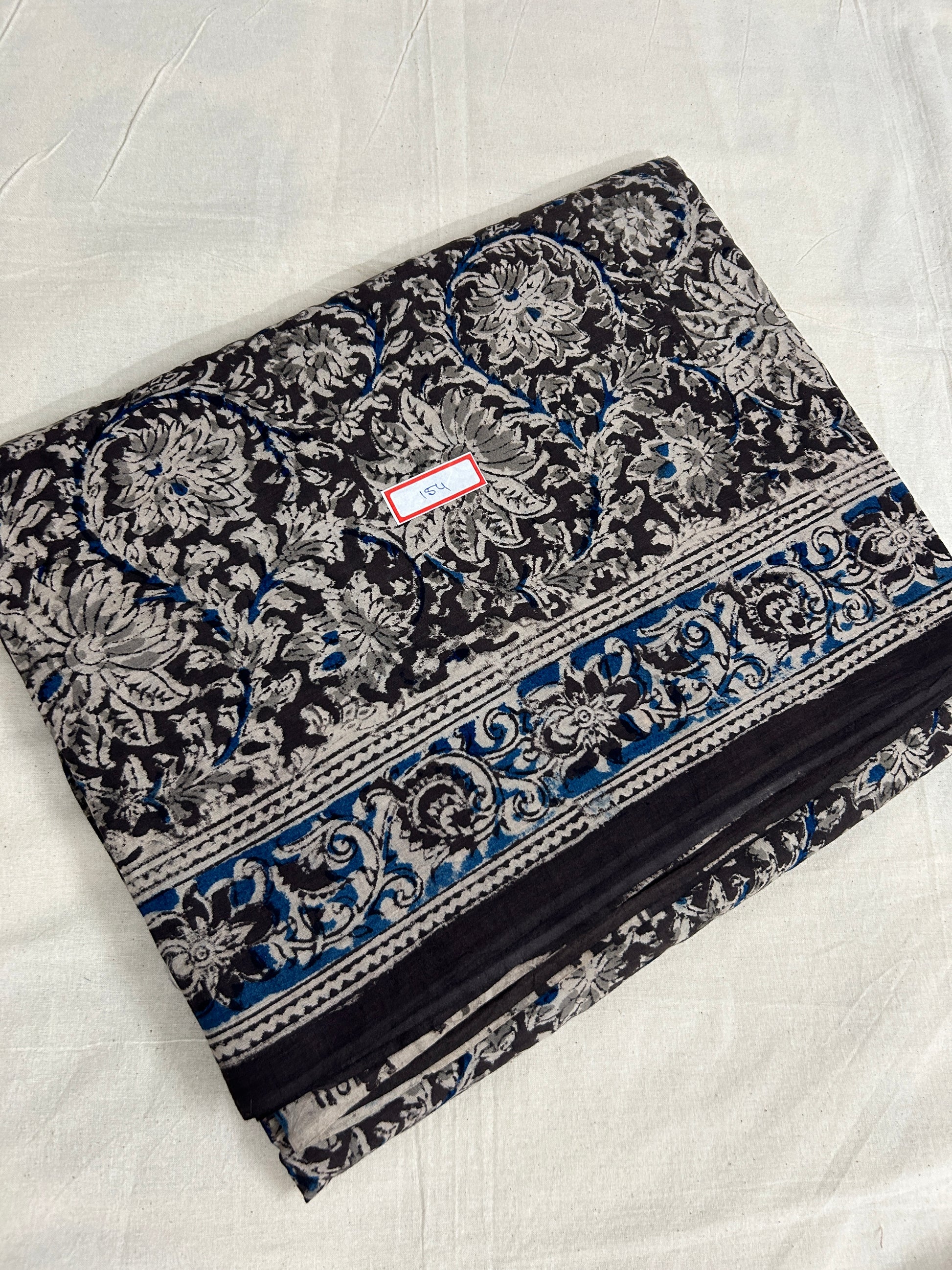 Kalamkari Cotton Saree with Blouse 